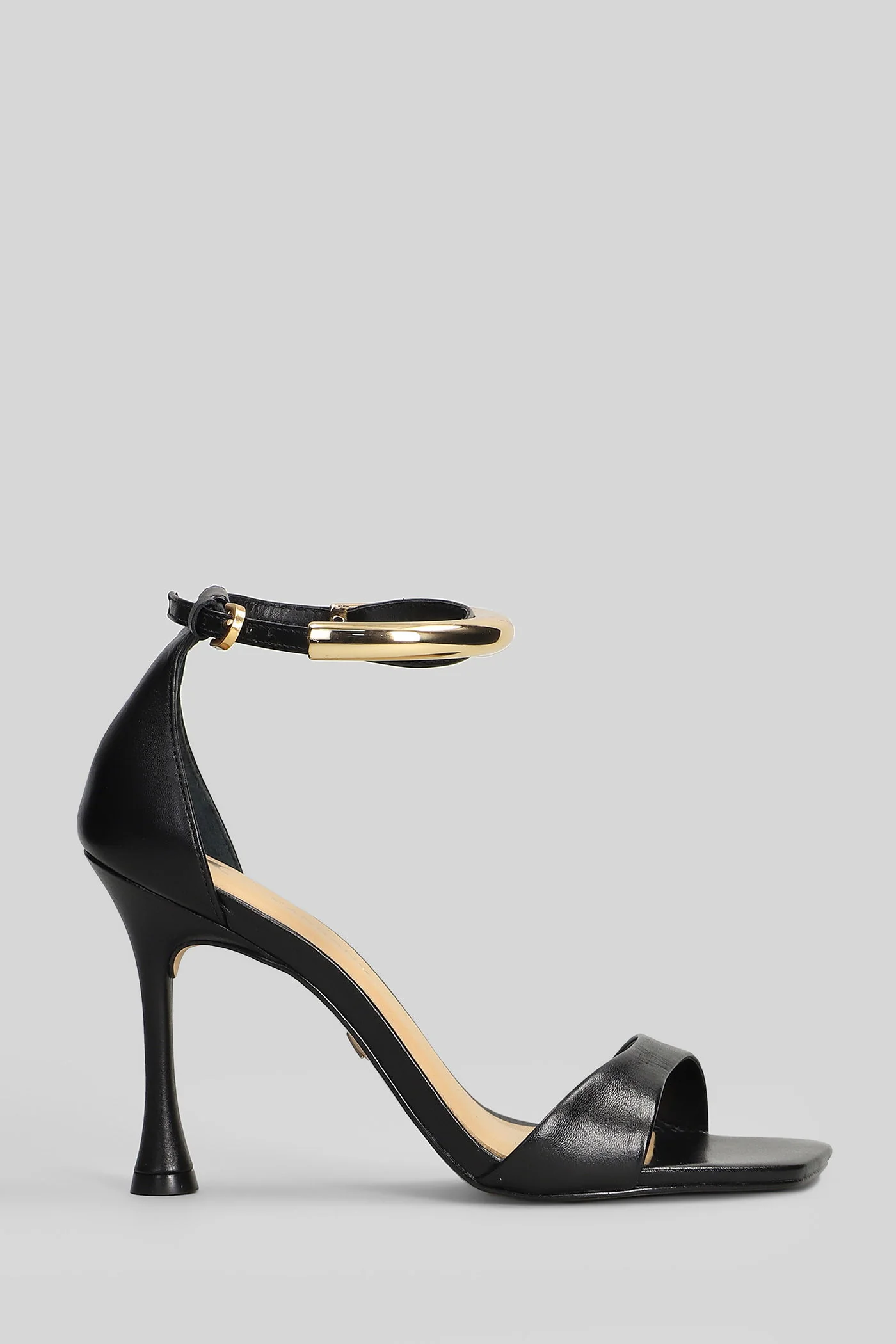 Sandals in black leather - Image 61