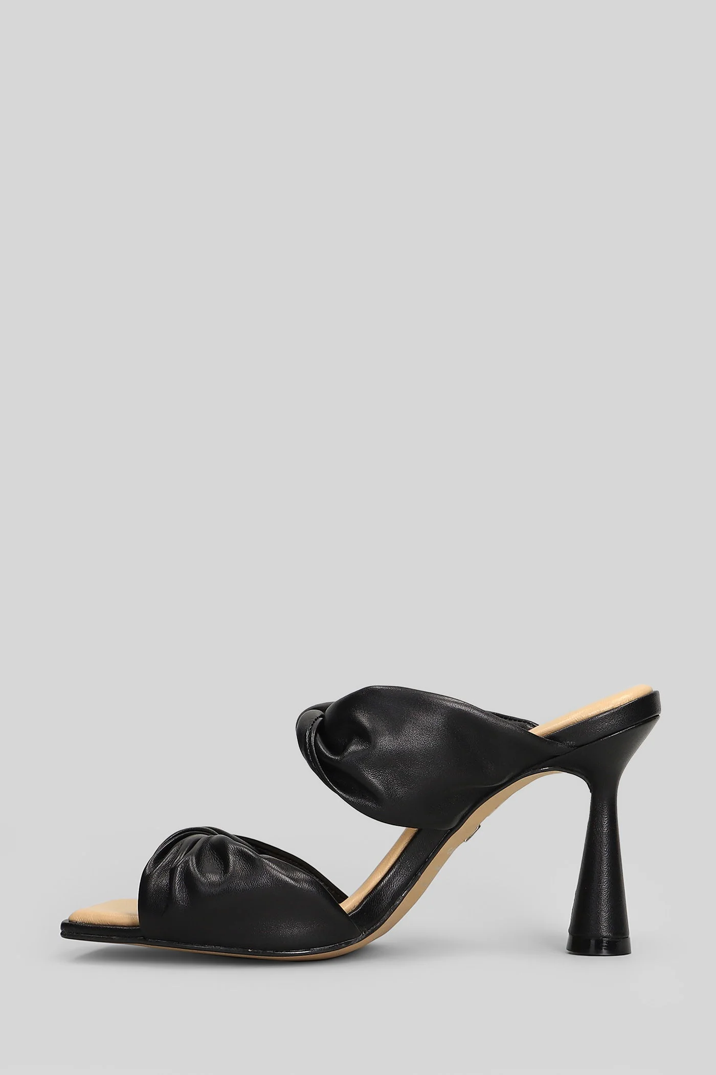 Slipper-Mule in black leather - Image 3