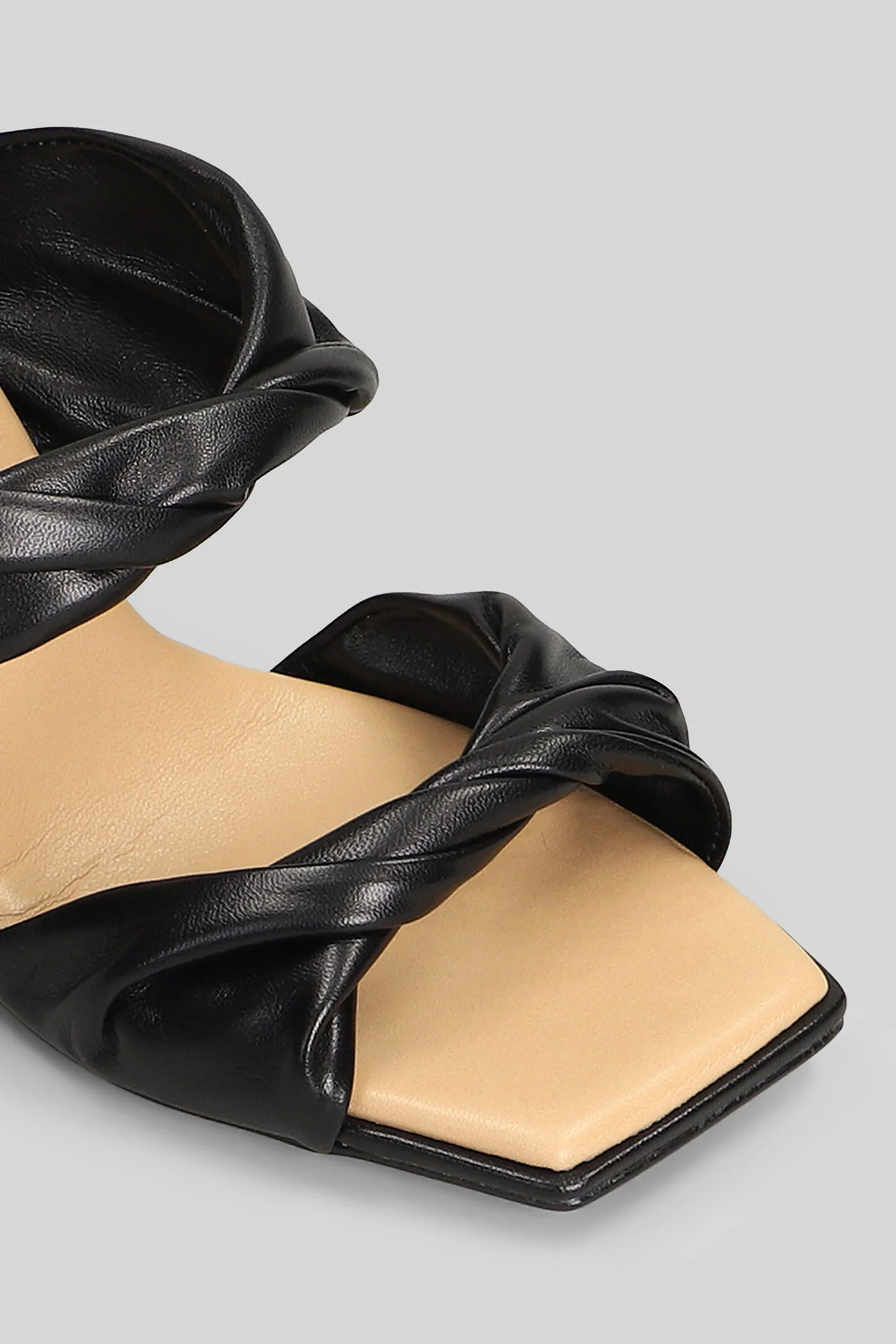Slipper-Mule in black leather - Image 5