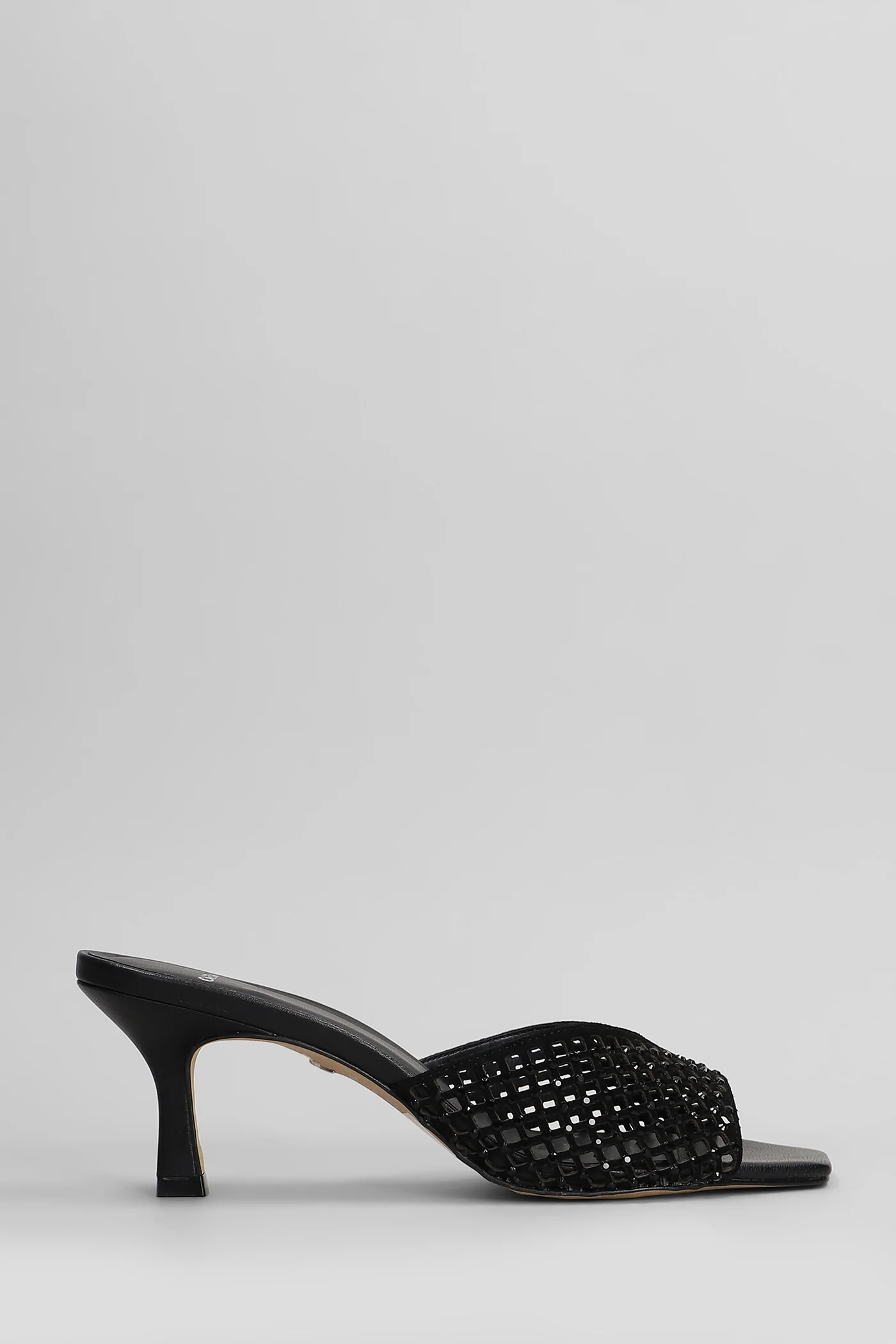 Slipper-Mule in black leather