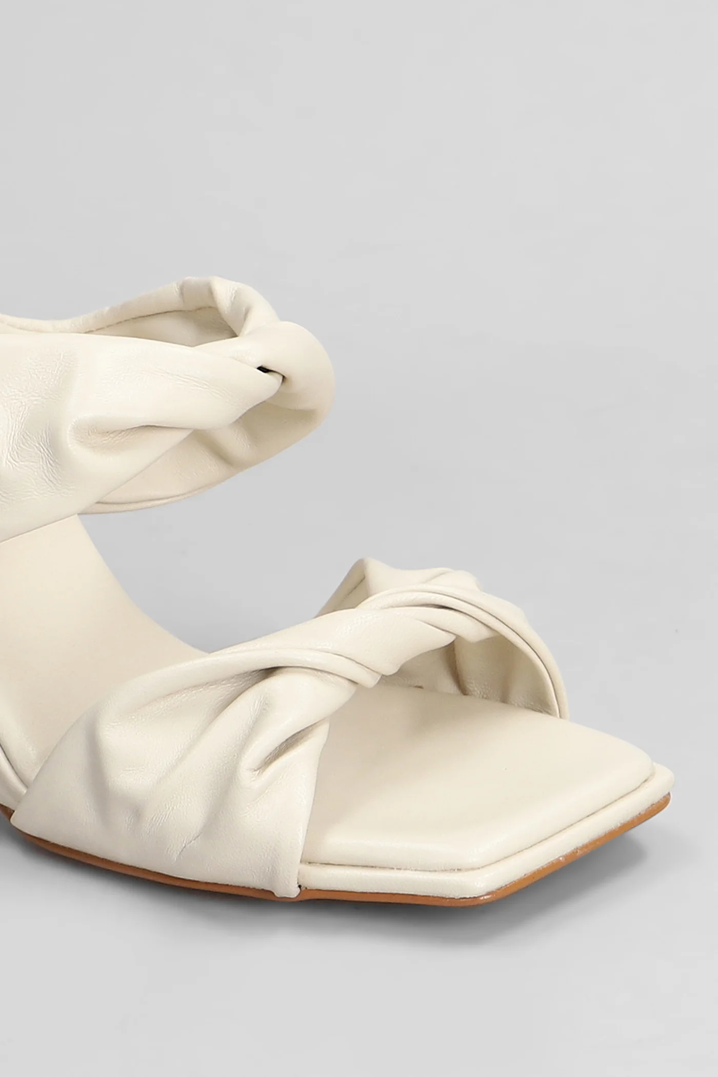 Slipper-Mule in white leather - Image 5