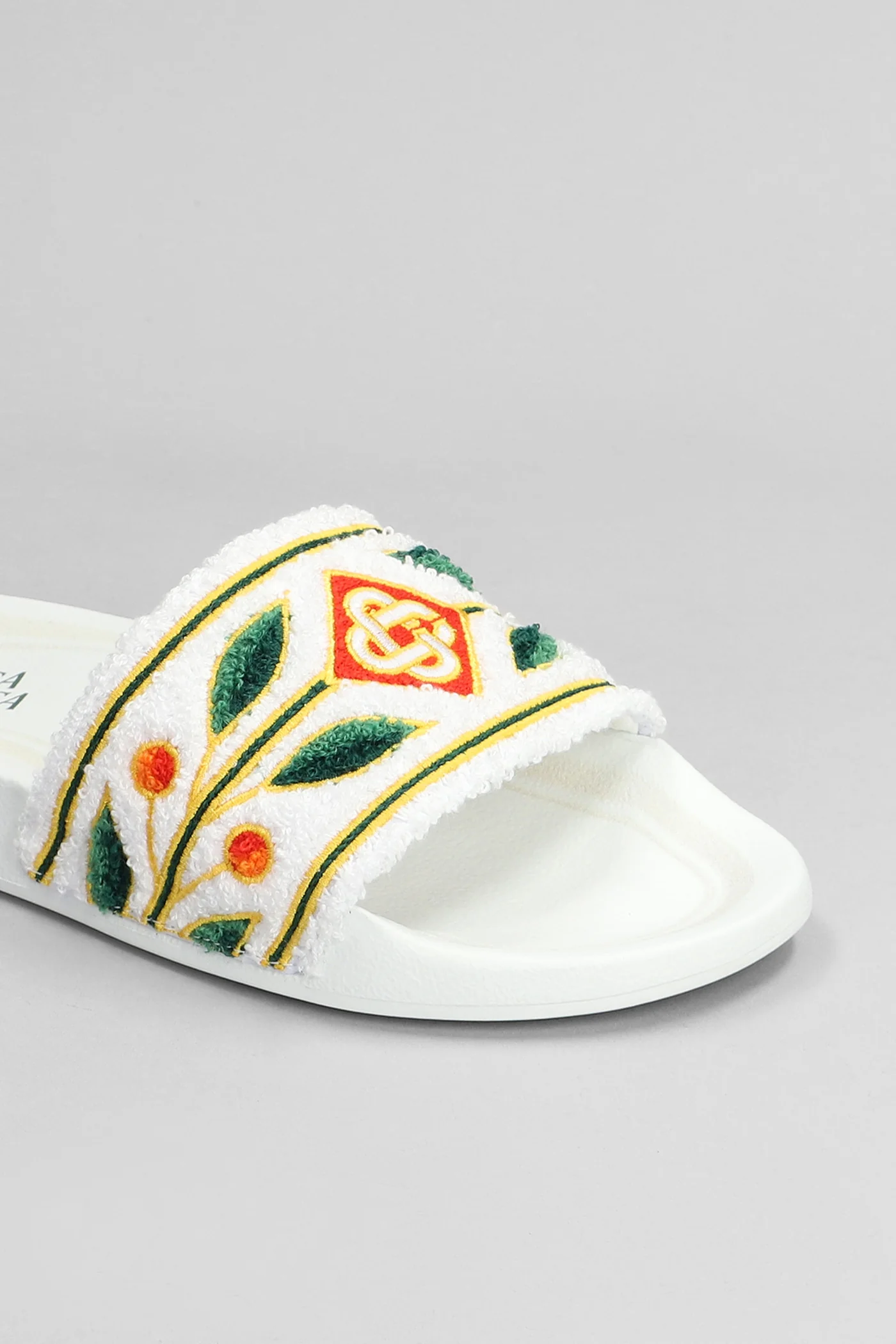 Flats in white polyester - Image 5