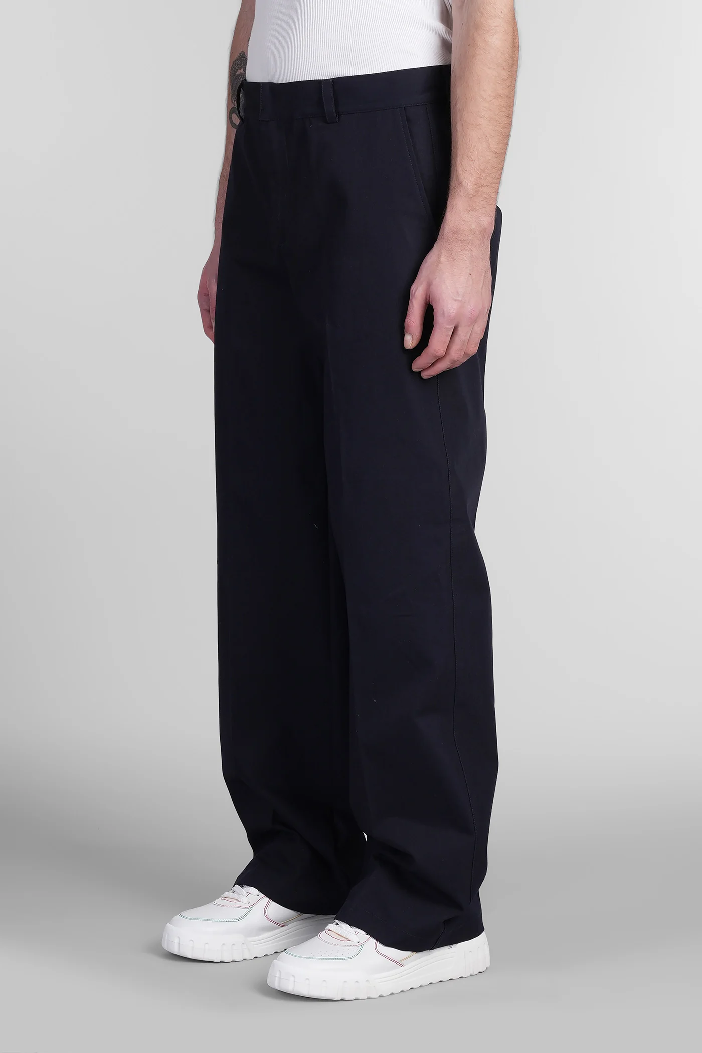 Pants in blue cotton - Image 4