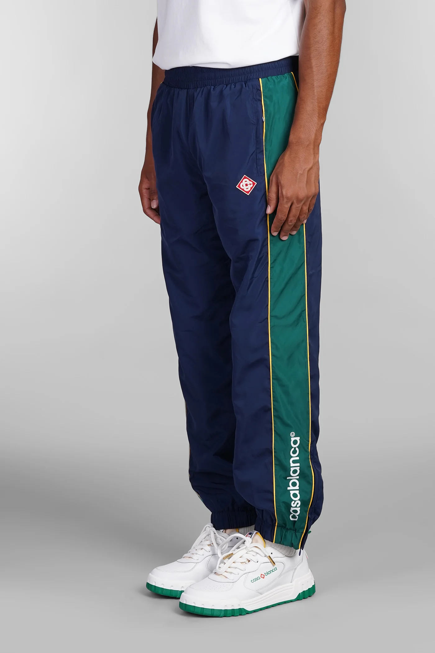 Pants in blue polyester - Image 4