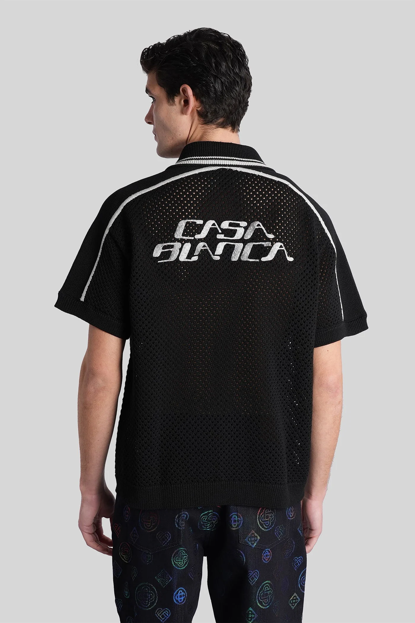 Shirt in black cotton - Image 3