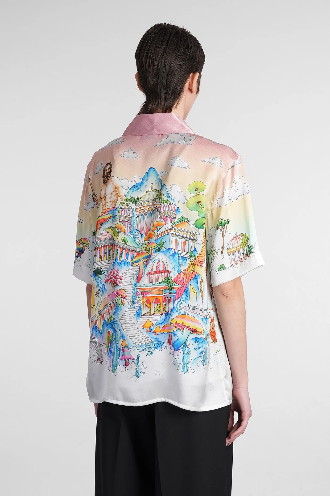 Shirt in multicolor silk - Image 3