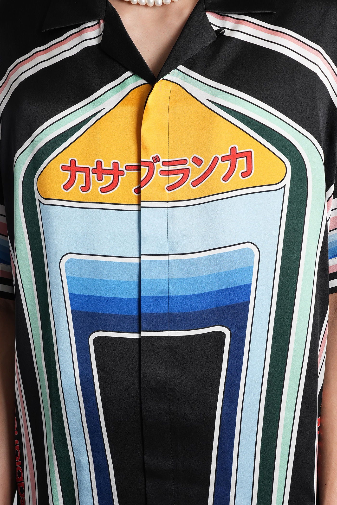 Shirt in multicolor silk - Image 5