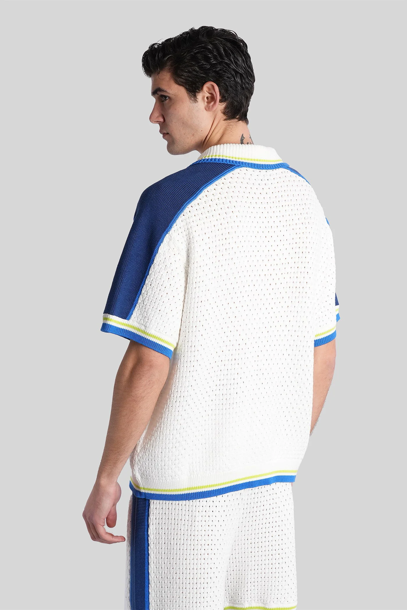 Shirt in white cotton - Image 3