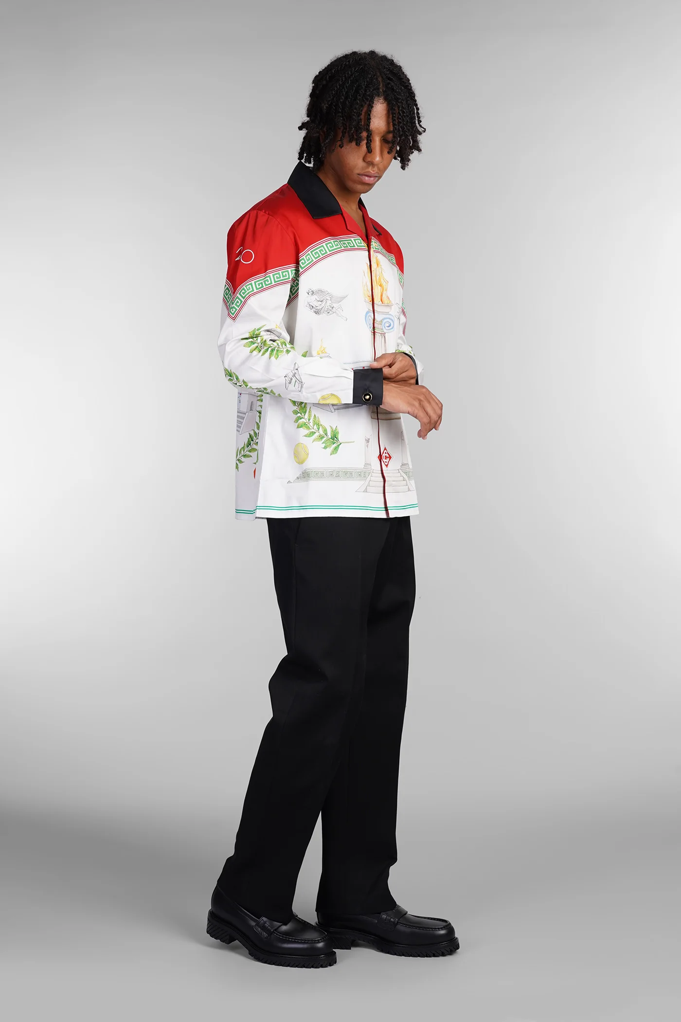 Shirt in white cotton - Image 2