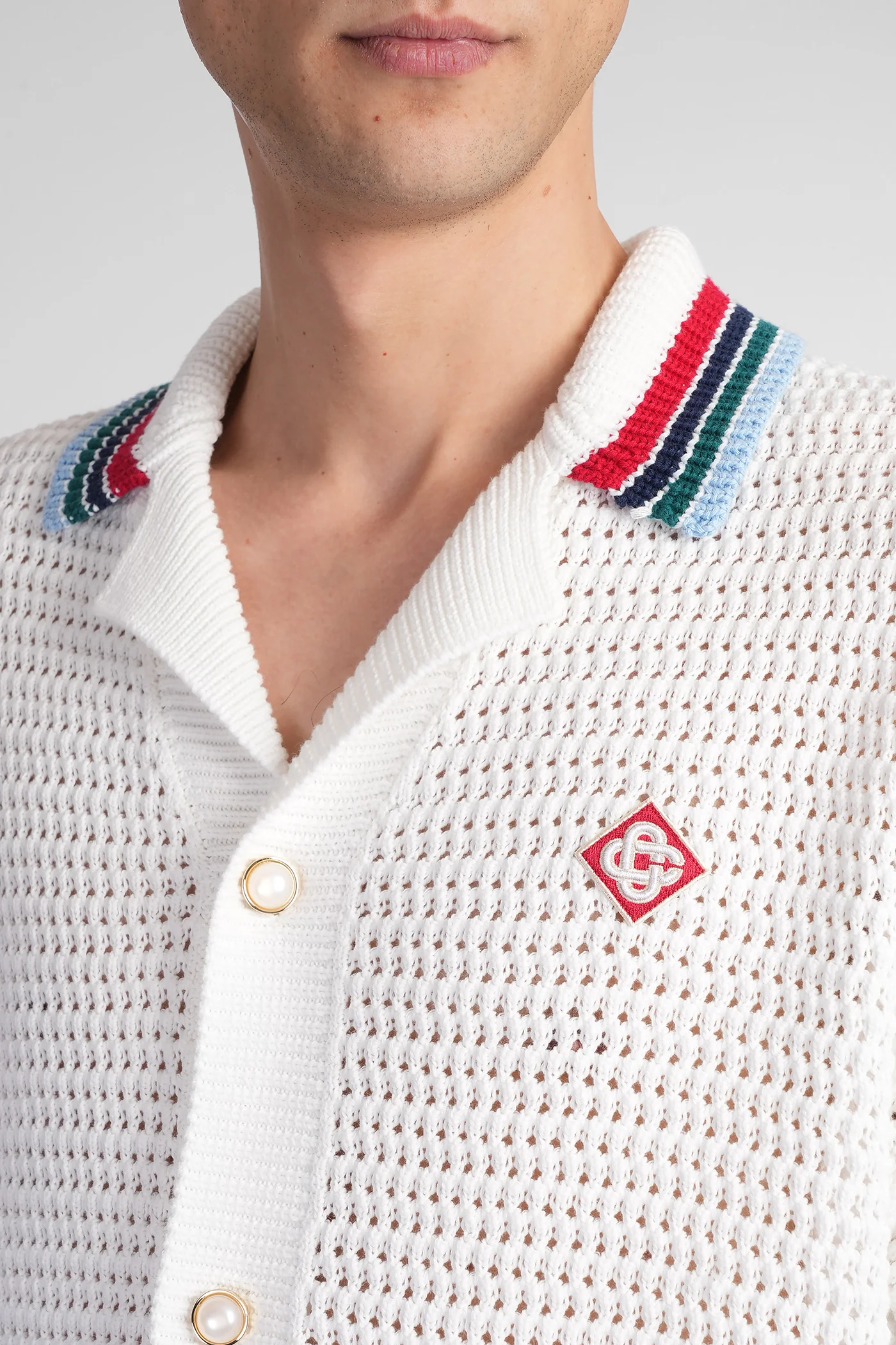 Shirt in white cotton - Image 5