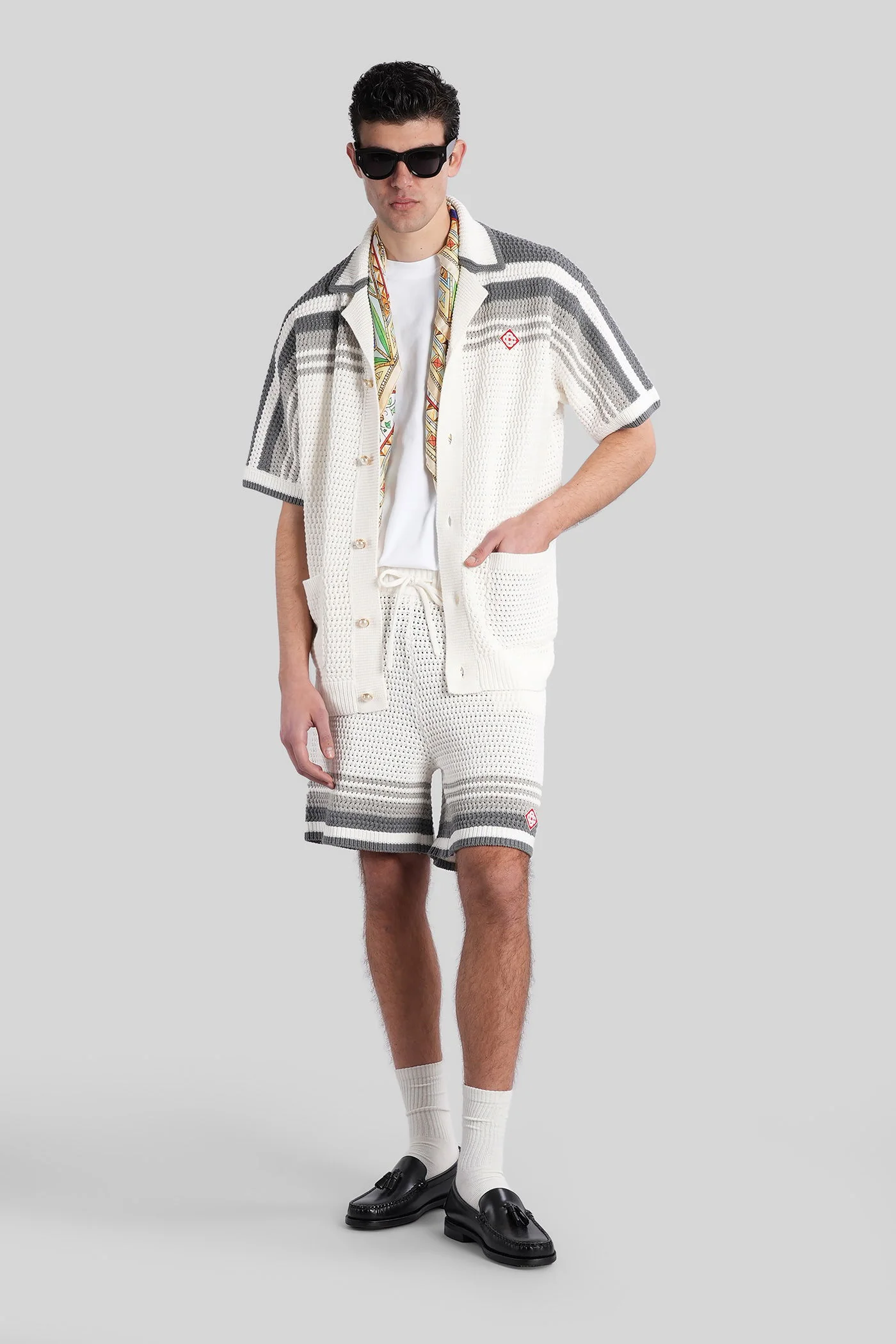 Shirt in white cotton - Image 2