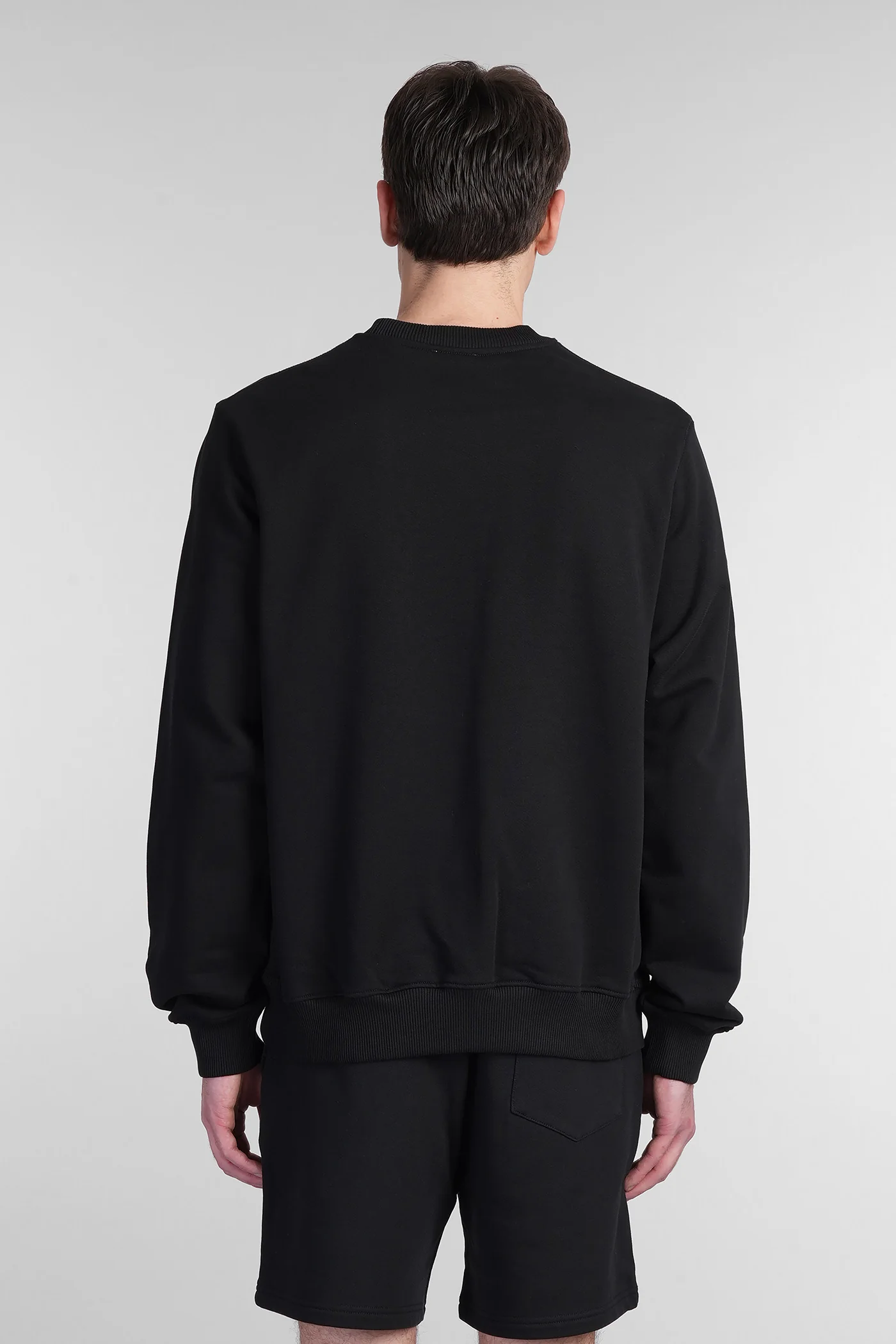 Sweatshirt in black cotton - Image 3