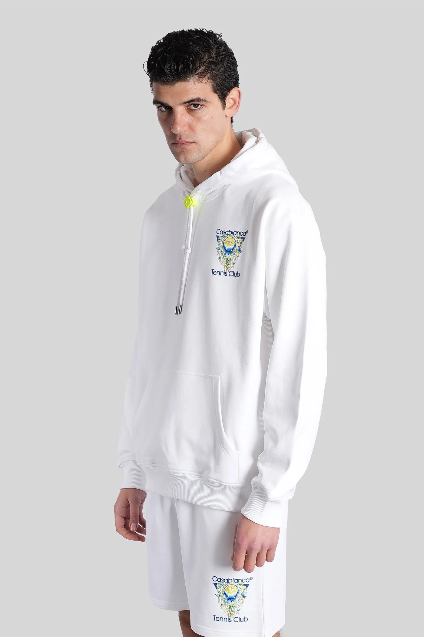 Sweatshirt in white cotton - Image 4
