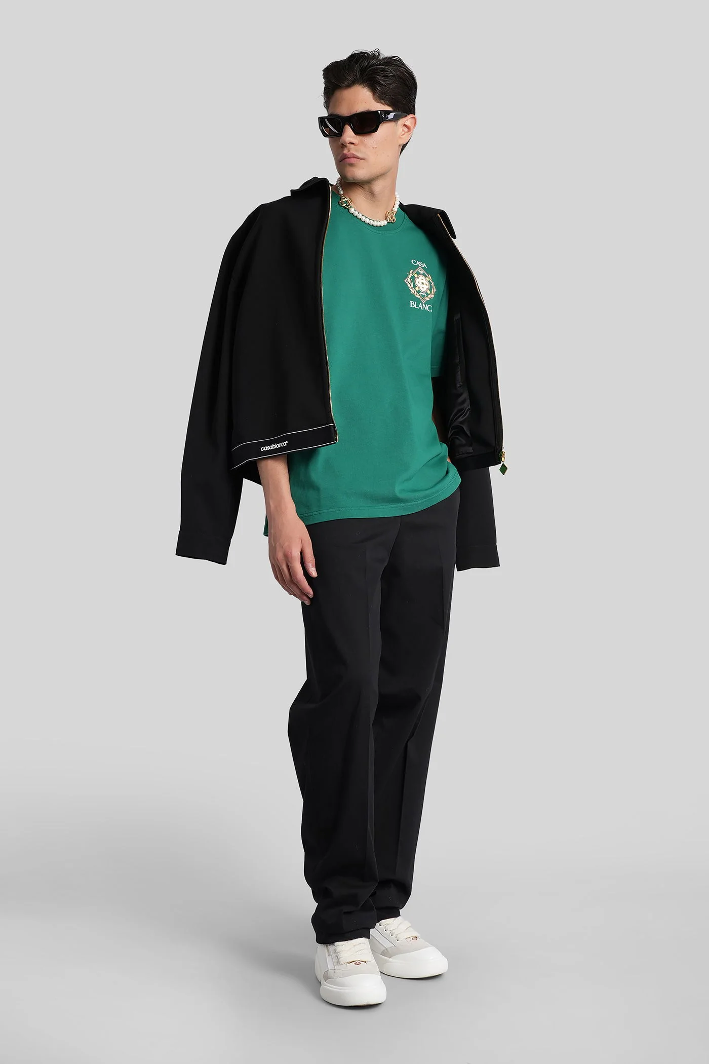 T-Shirt in green cotton - Image 2