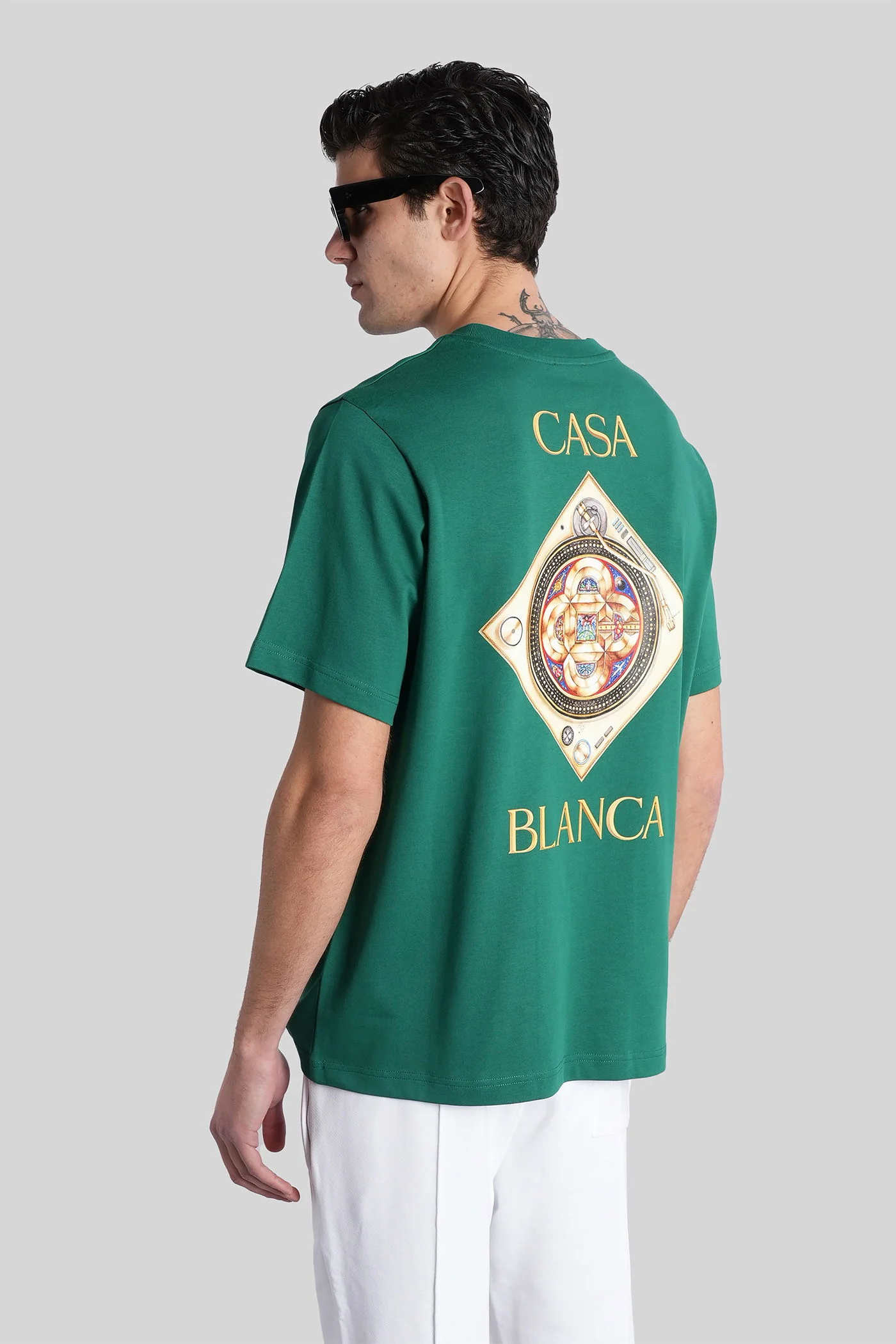 T-Shirt in green cotton - Image 3