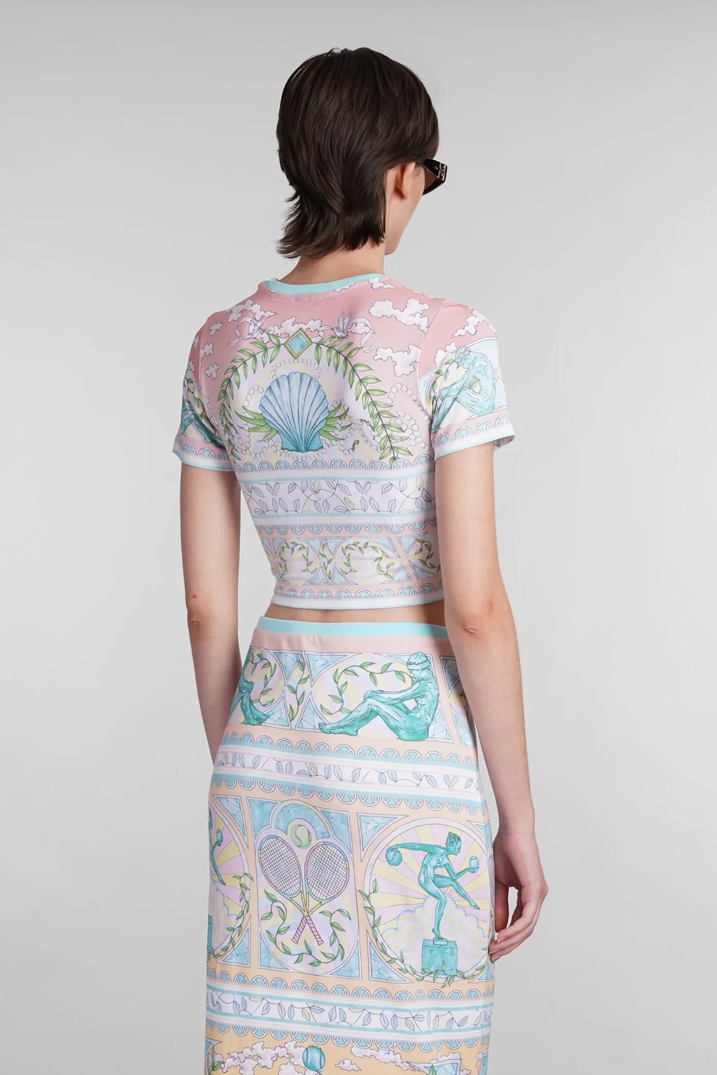 T-Shirt in multicolor viscose - Image 3