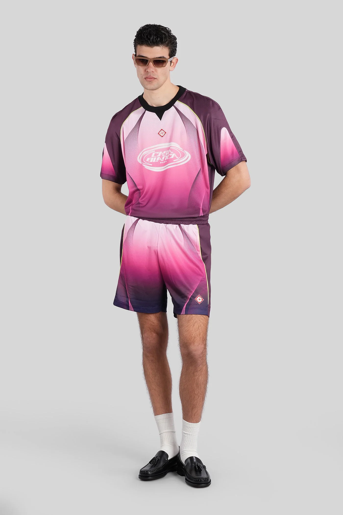 T-Shirt in Viola polyester - Image 2
