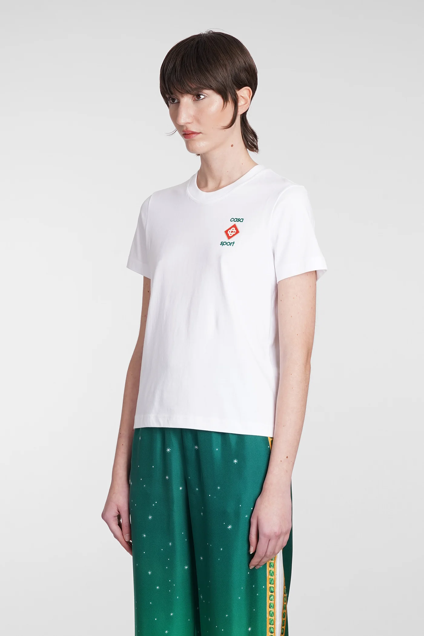 T-Shirt in white cotton - Image 4