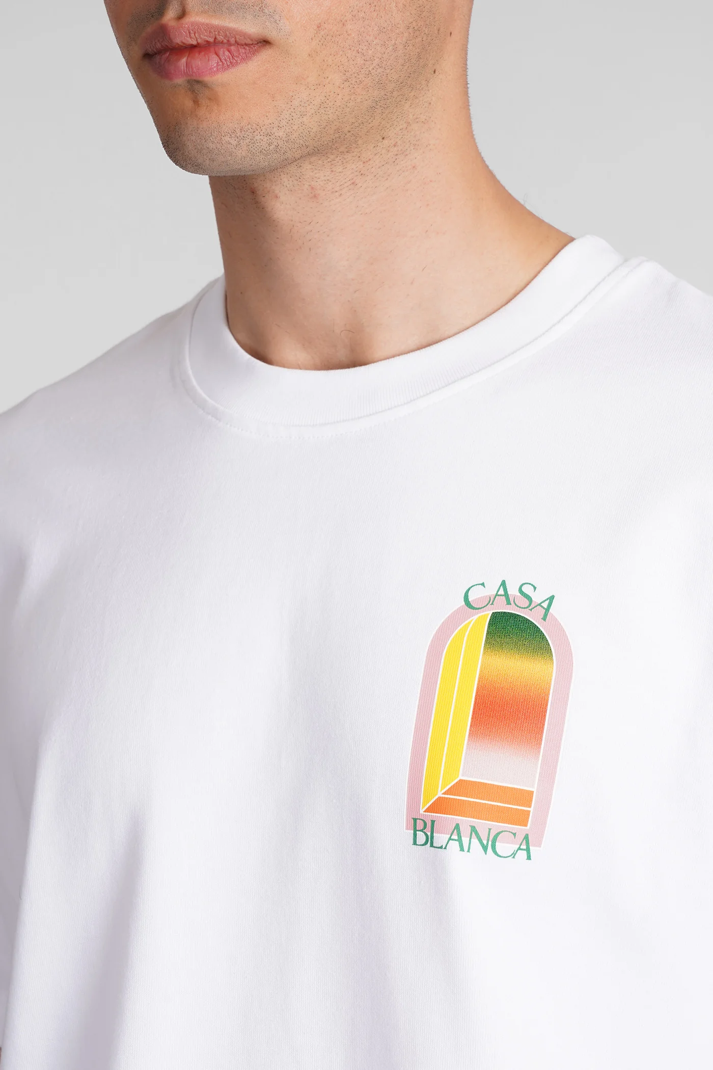 T-Shirt in white cotton - Image 5
