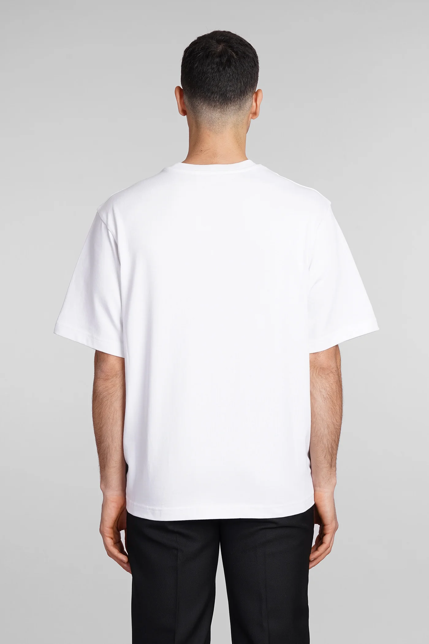T-Shirt in white cotton - Image 3