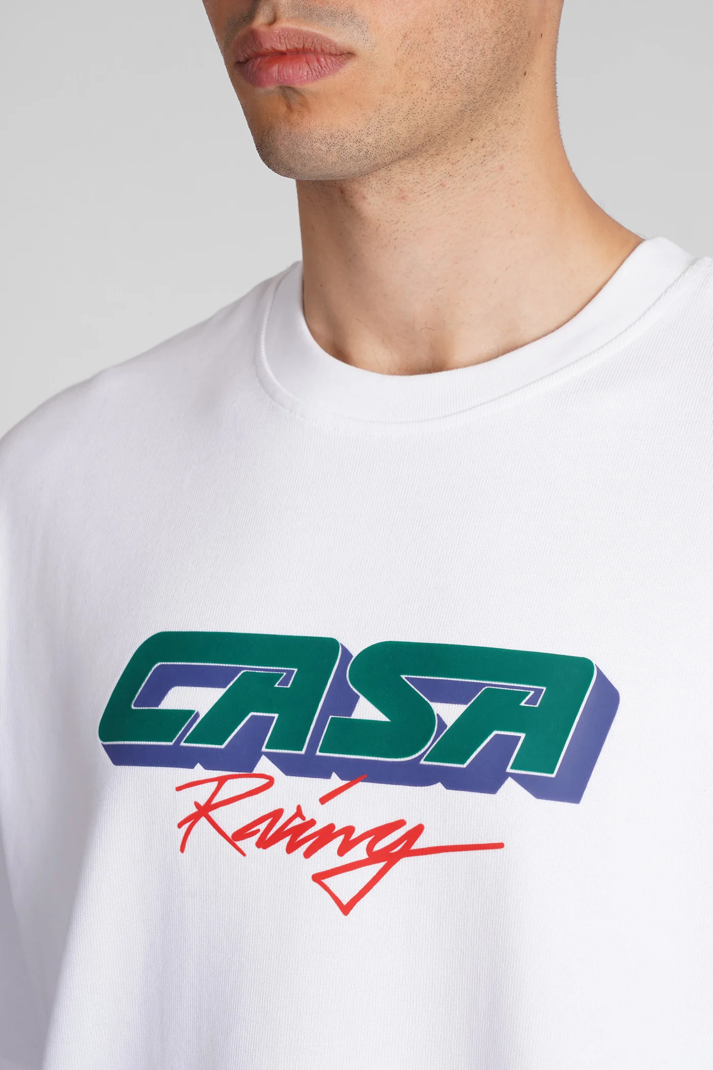 T-Shirt in white cotton - Image 5