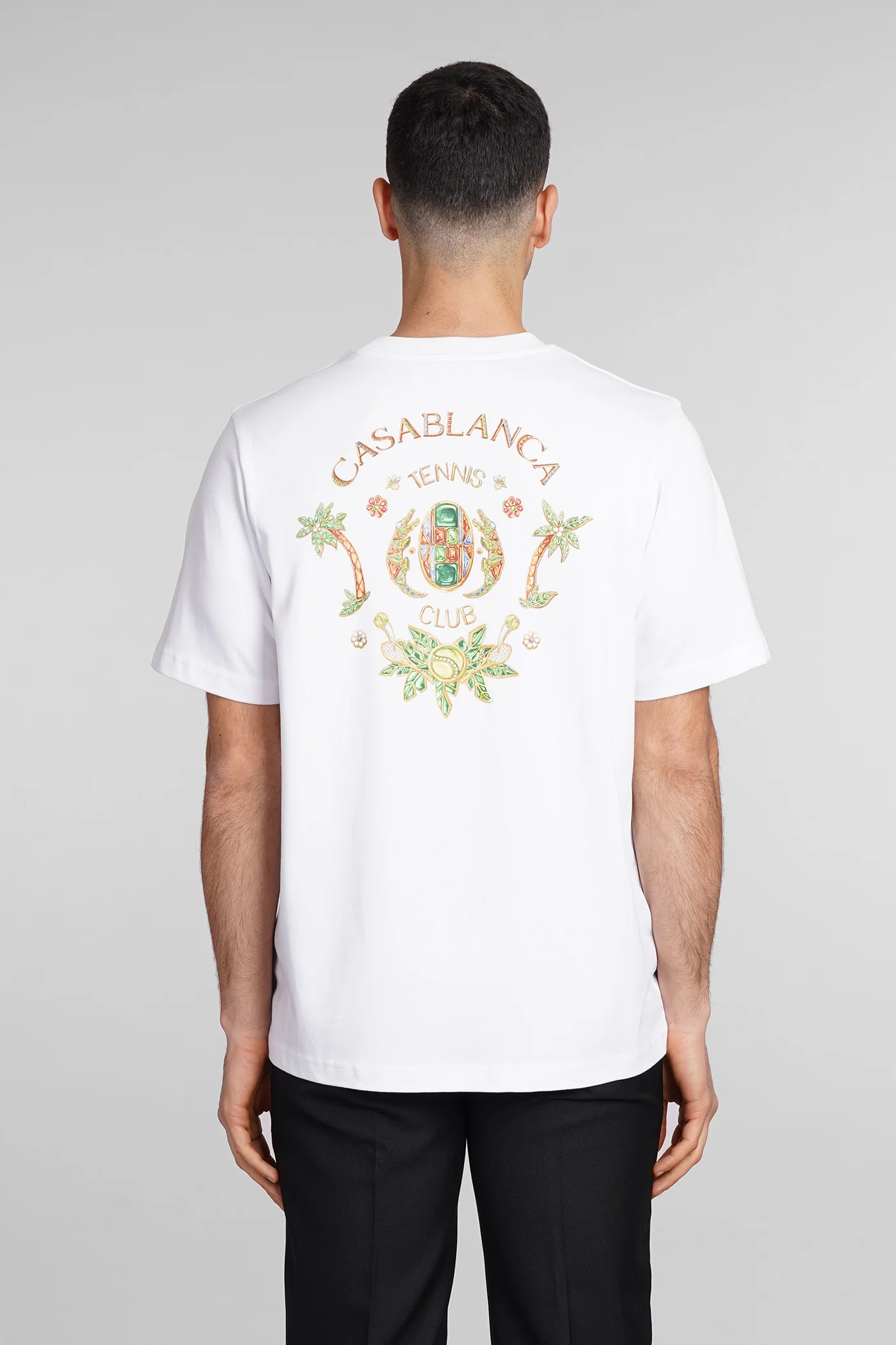 T-Shirt in white cotton - Image 3