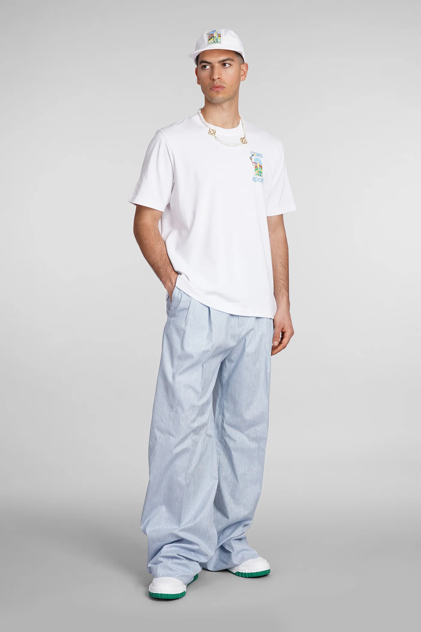 T-Shirt in white cotton - Image 2