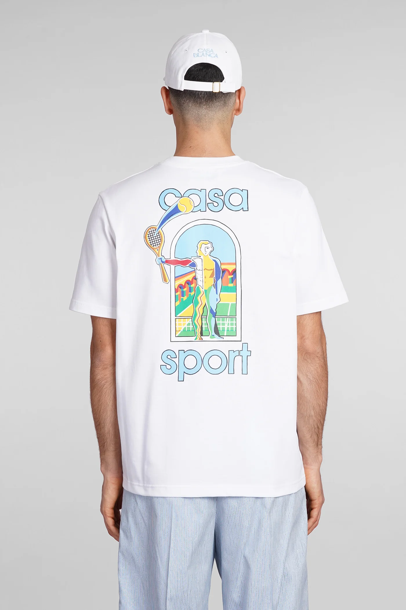 T-Shirt in white cotton - Image 3