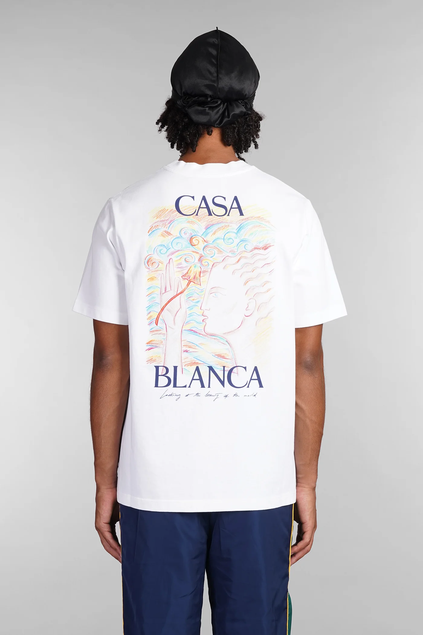T-Shirt in white cotton - Image 3