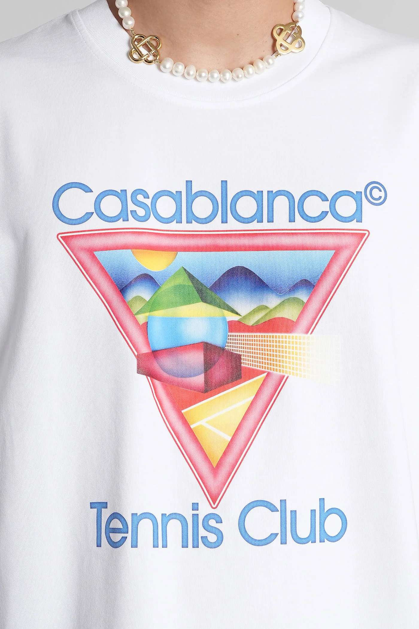 T-Shirt in white cotton - Image 5