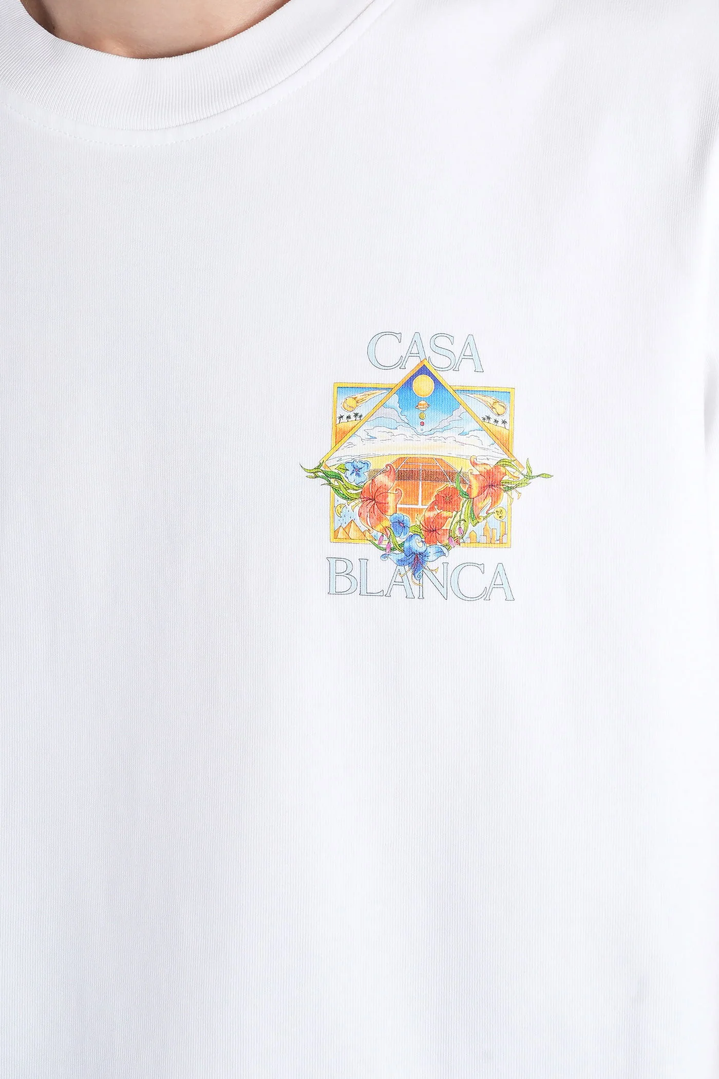 T-Shirt in white cotton - Image 5