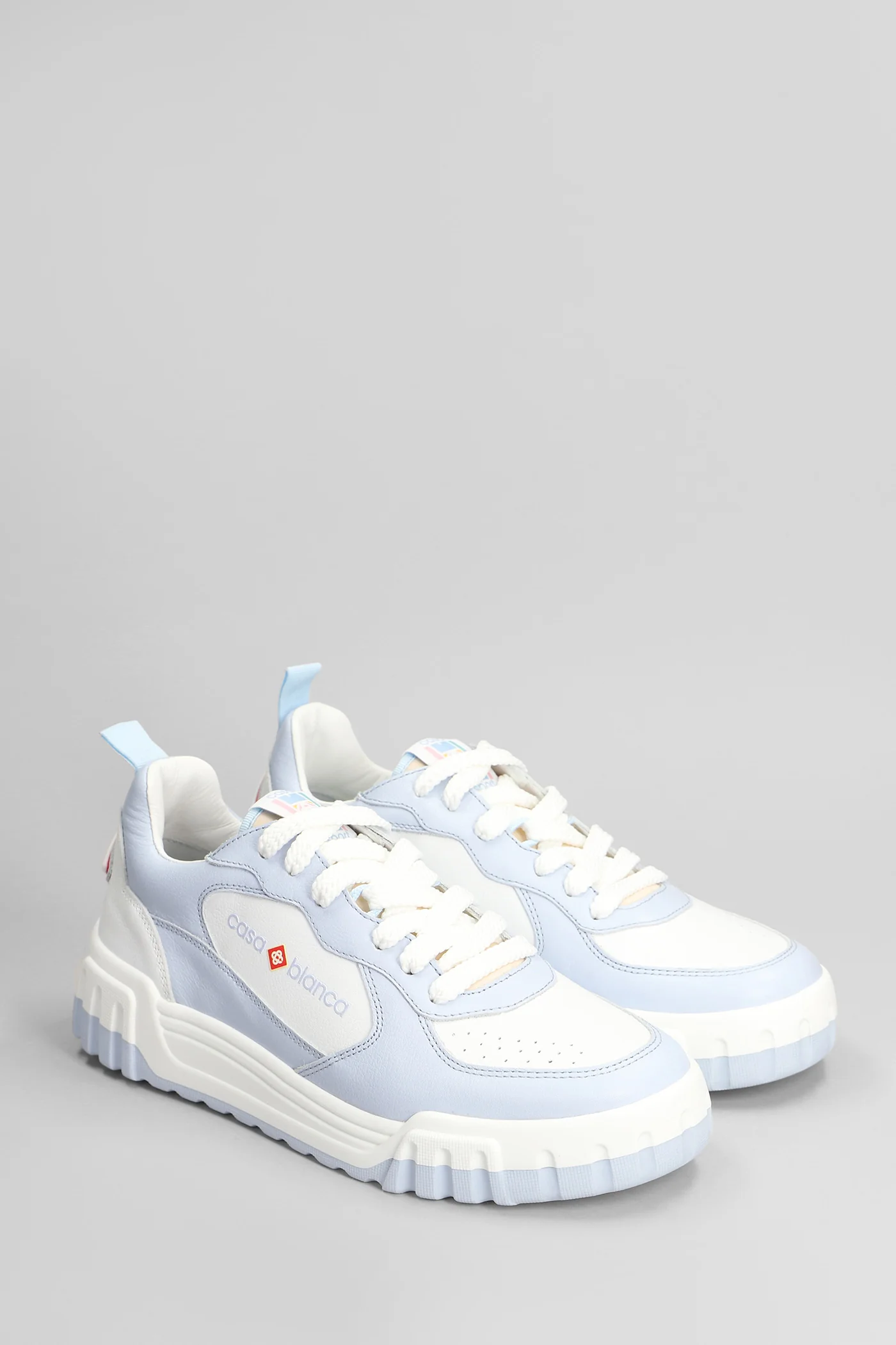 Tennis court Sneakers in white leather - Image 2