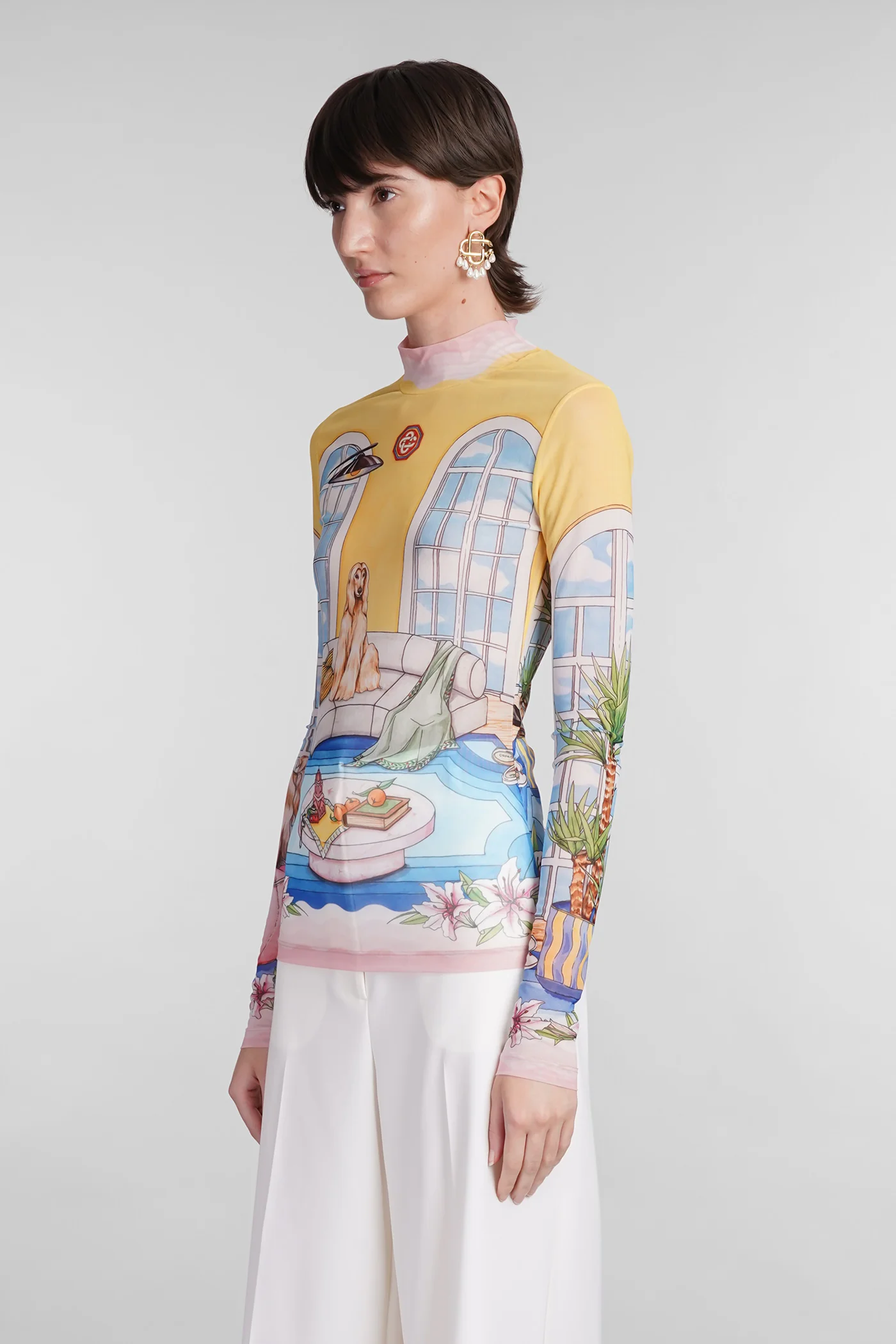 Topwear in multicolor polyester - Image 4
