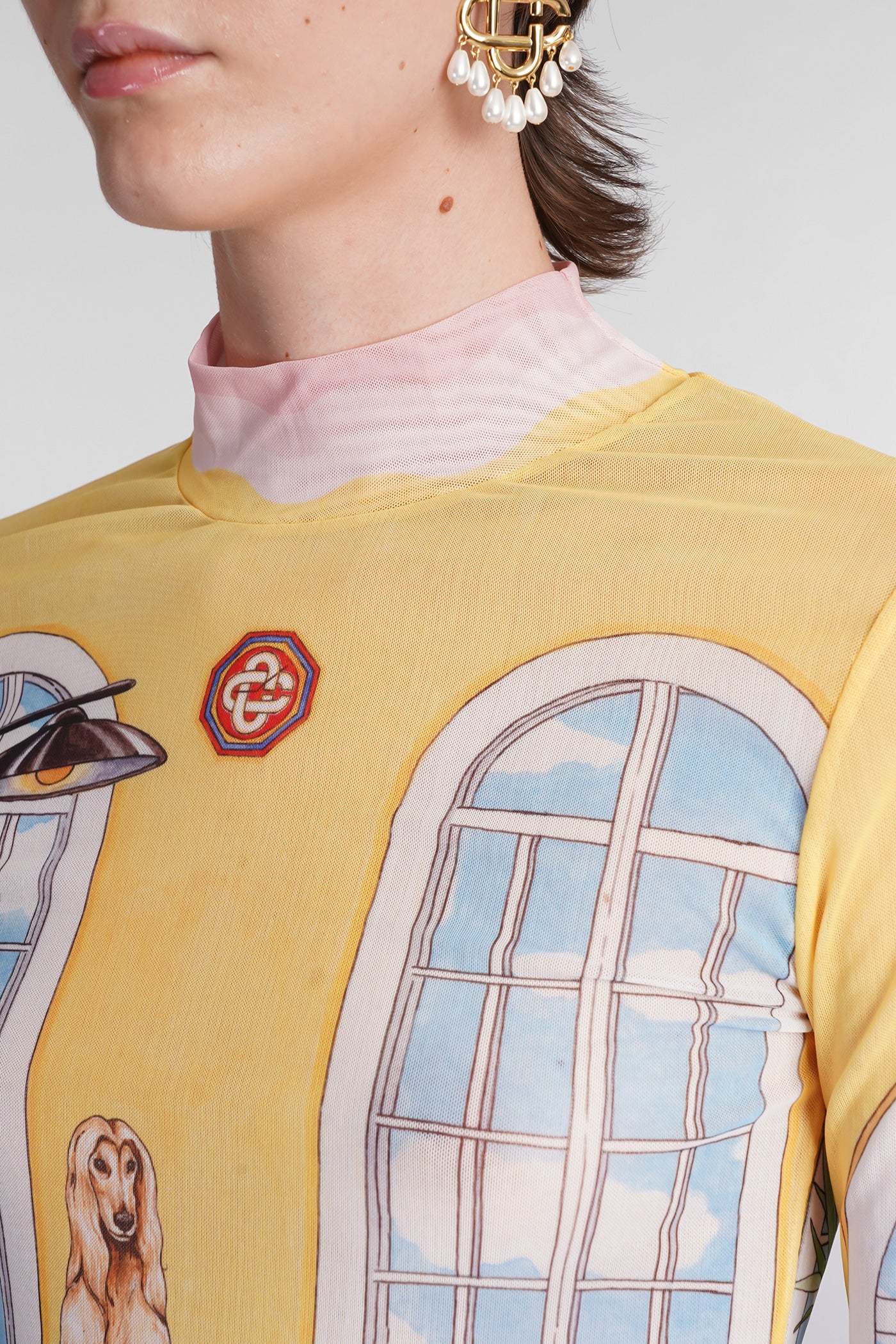 Topwear in multicolor polyester - Image 5