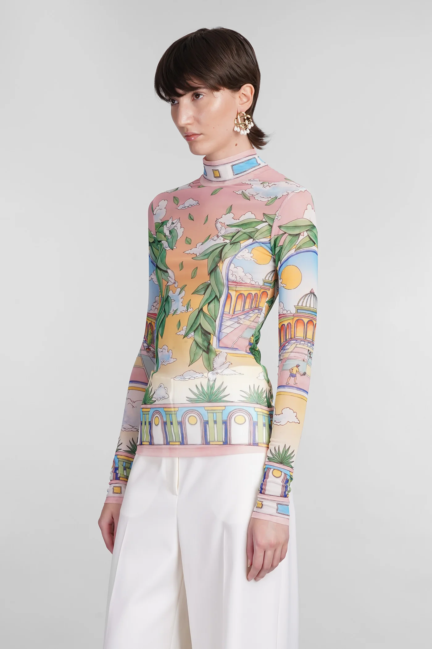 Topwear in multicolor polyester - Image 4