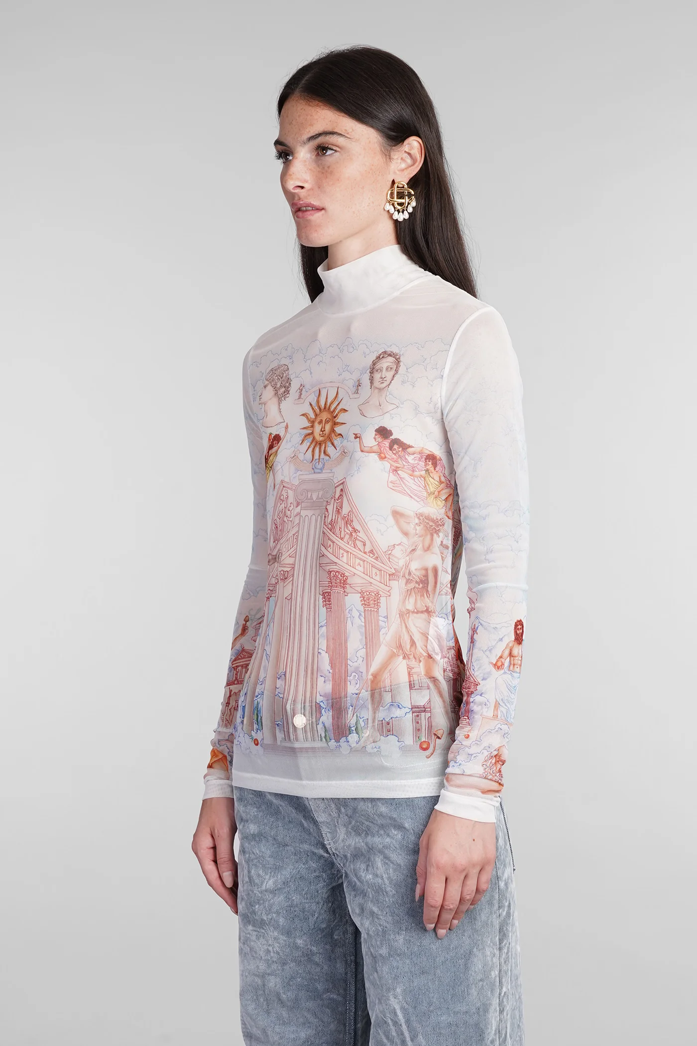 Topwear in multicolor polyester - Image 4