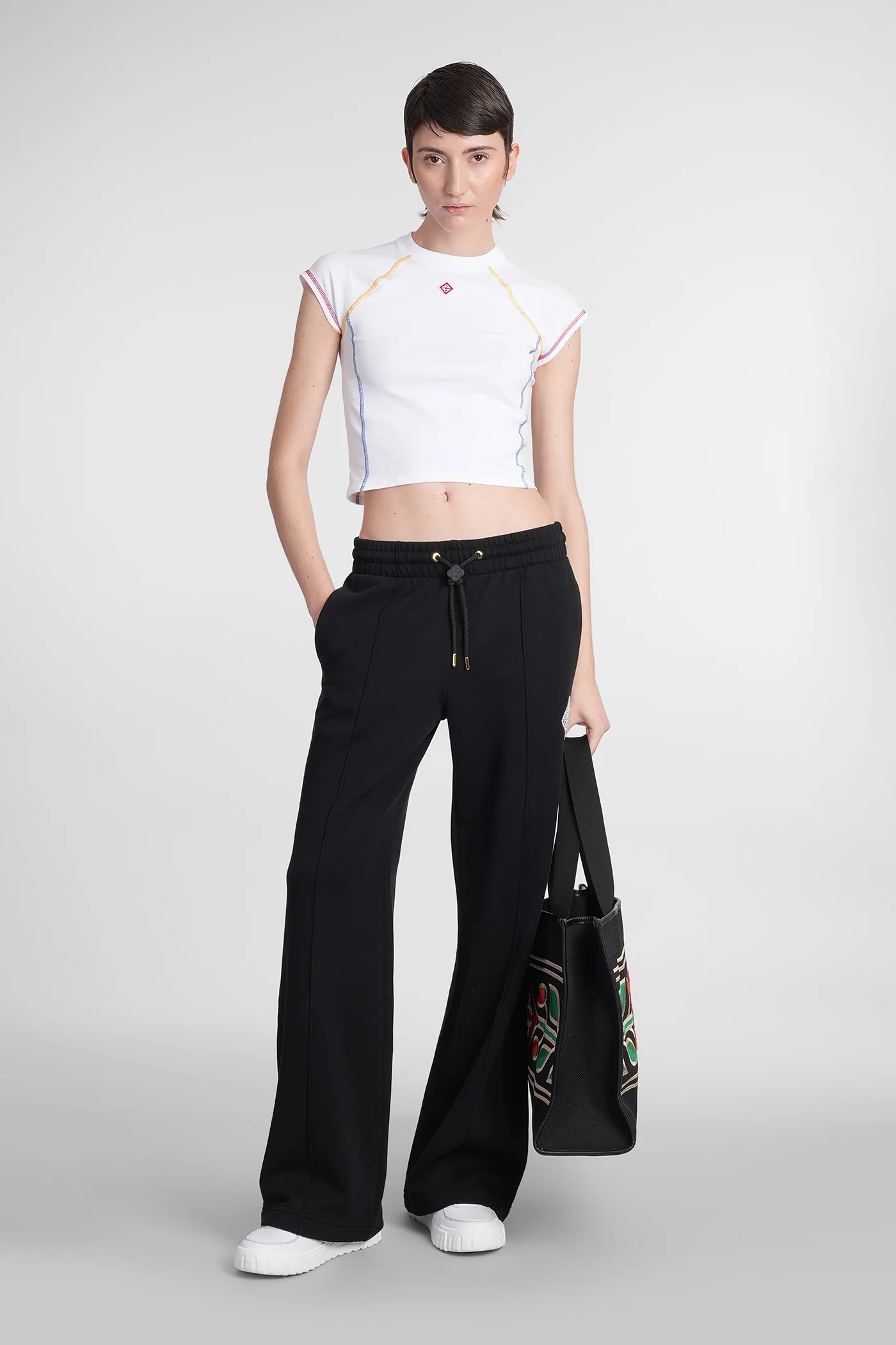 Topwear in white cotton - Image 2