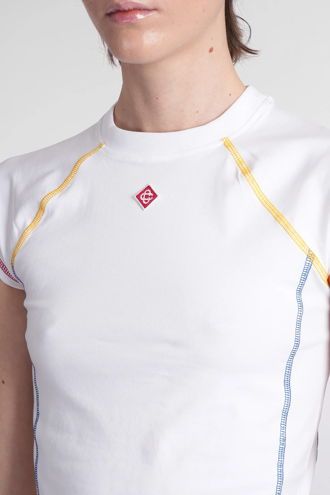 Topwear in white cotton - Image 5