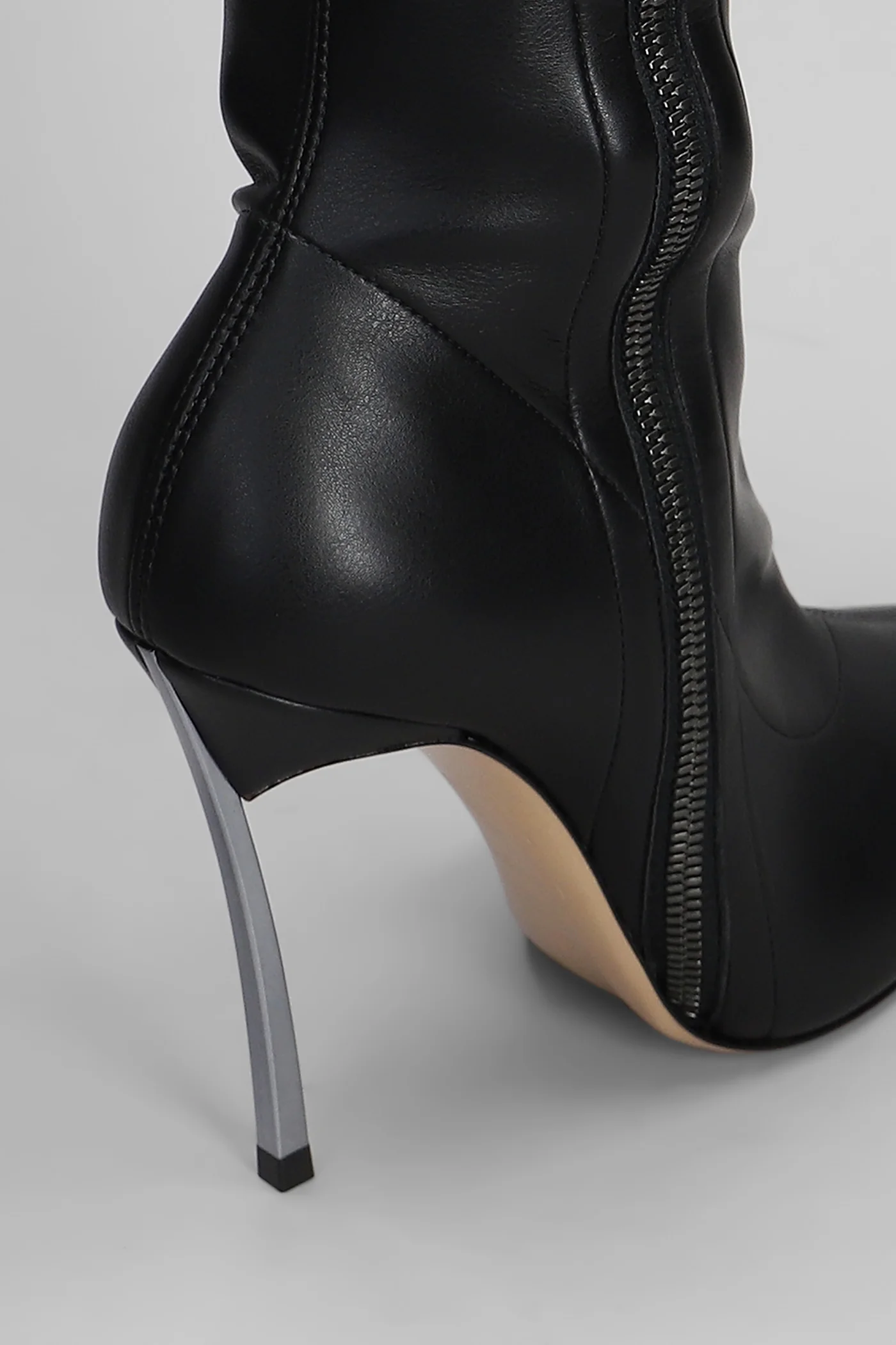 Superblade High heels boots in black leather - Image 5