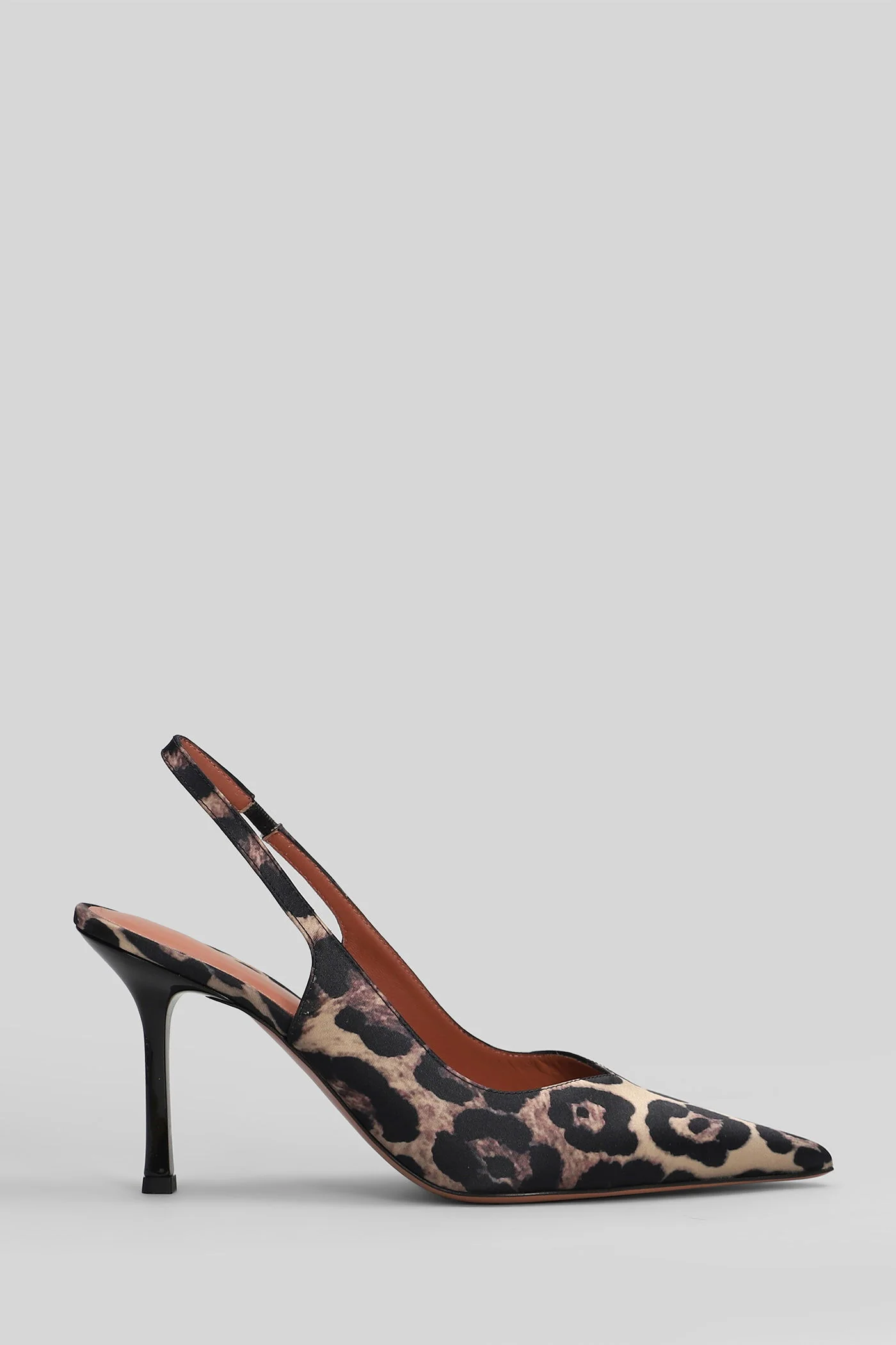 Darya Pumps in Animalier satin