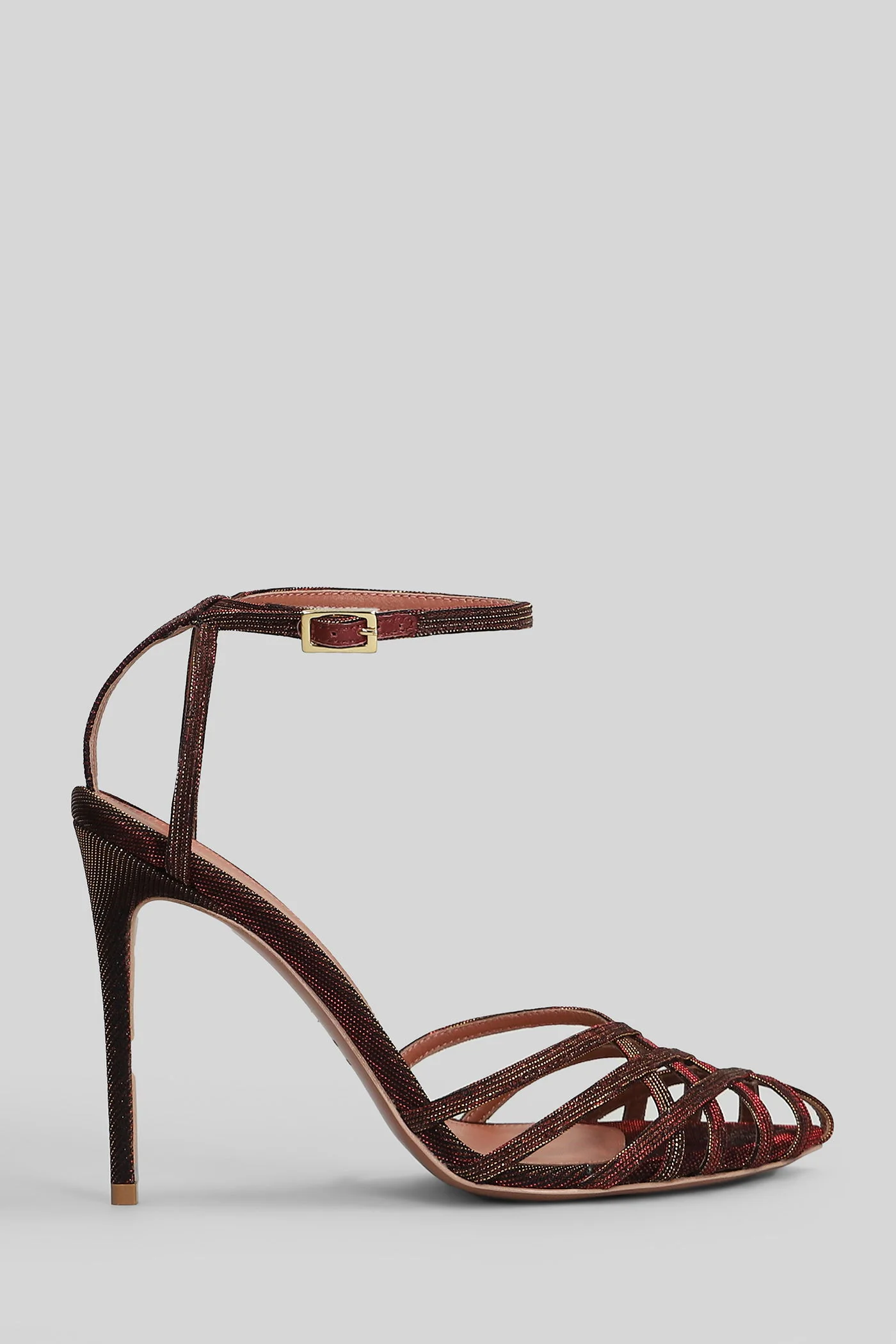 Miami Sandals in bordeaux glitter - Image 6