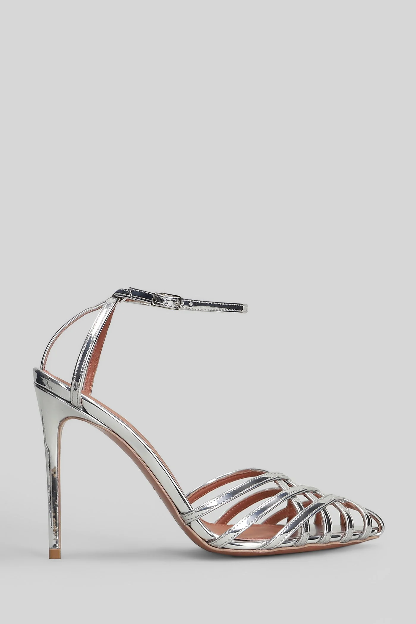 Miami Sandals in silver leather