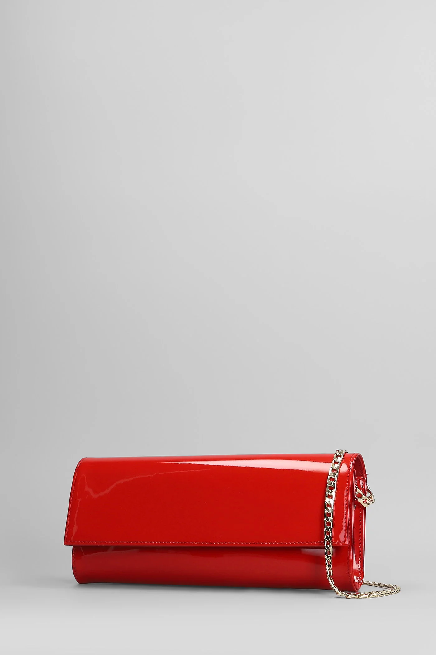 Shoulder bag in red patent leather - Image 2