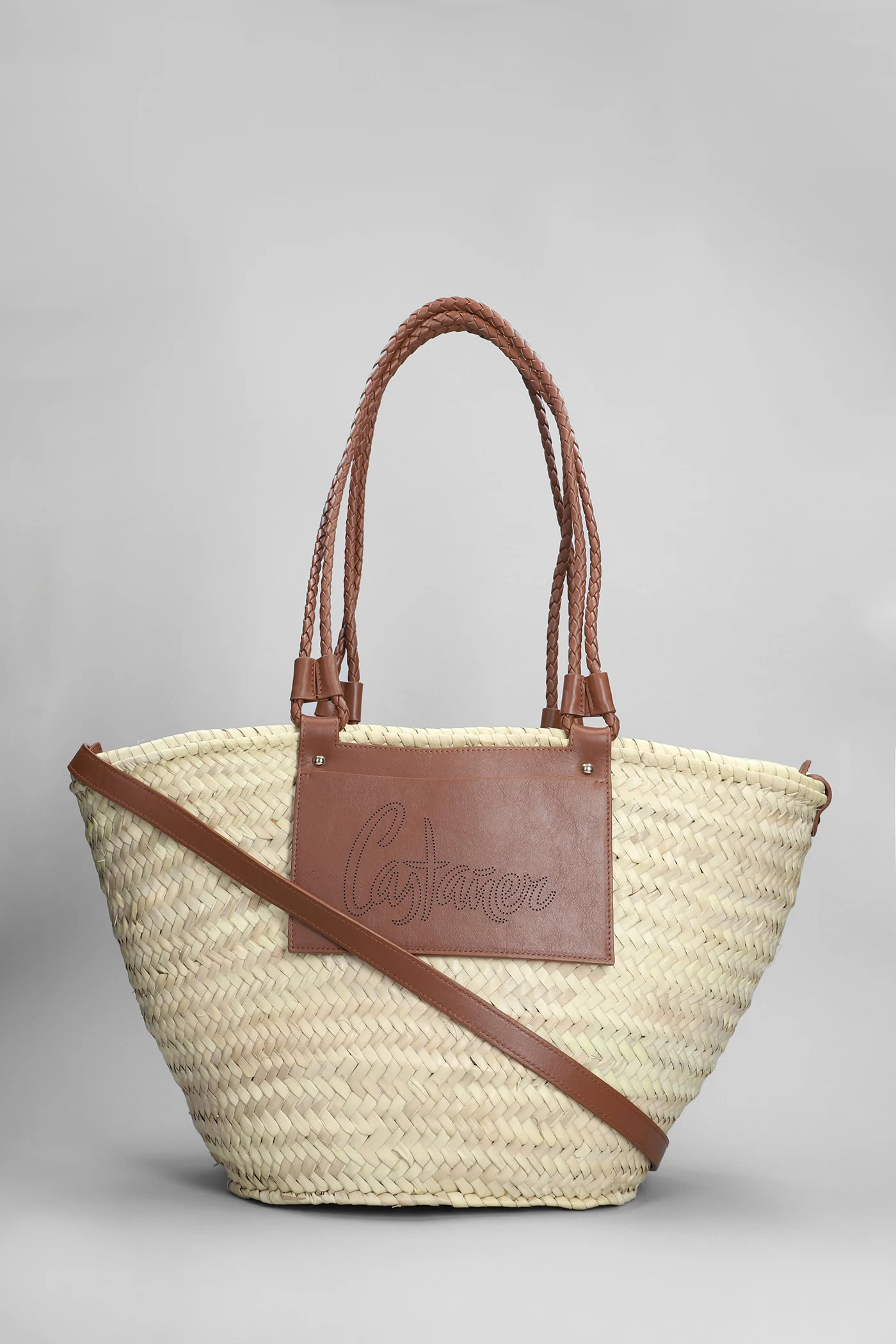 B.Sagitario-152 Tote in beige wool and polyamide