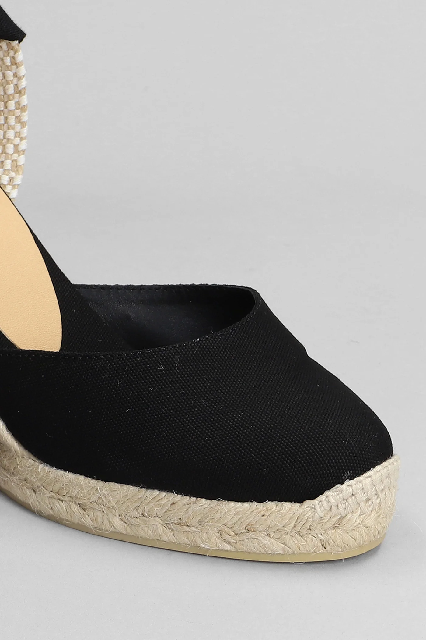 Carina-8-001 Wedges in black suede - Image 5