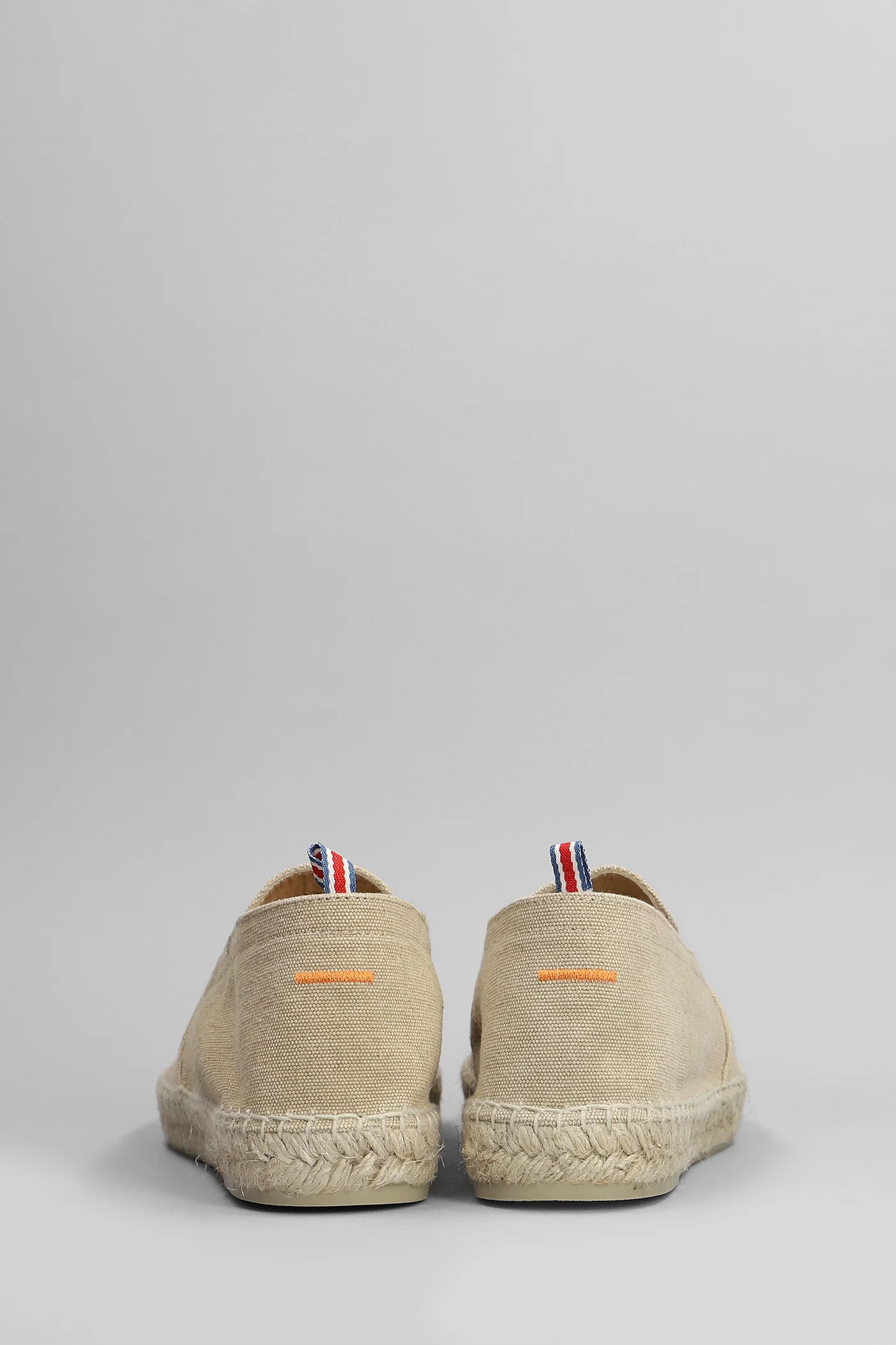 Joel-002 Espadrilles in beige canvas - Image 4