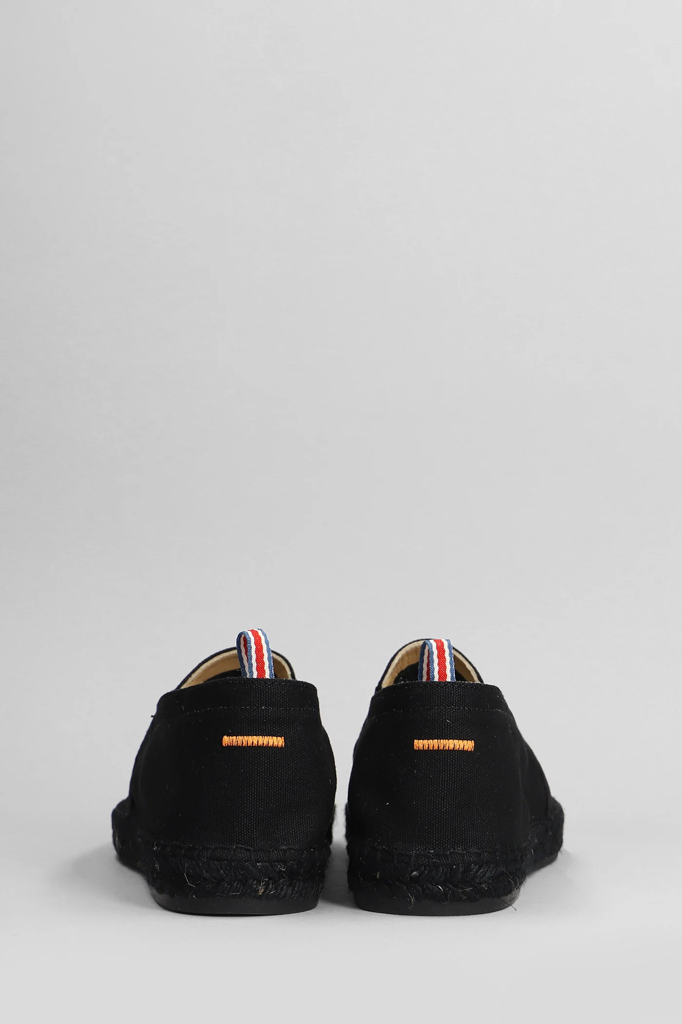 Joel-C-001 Espadrilles in black canvas - Image 4