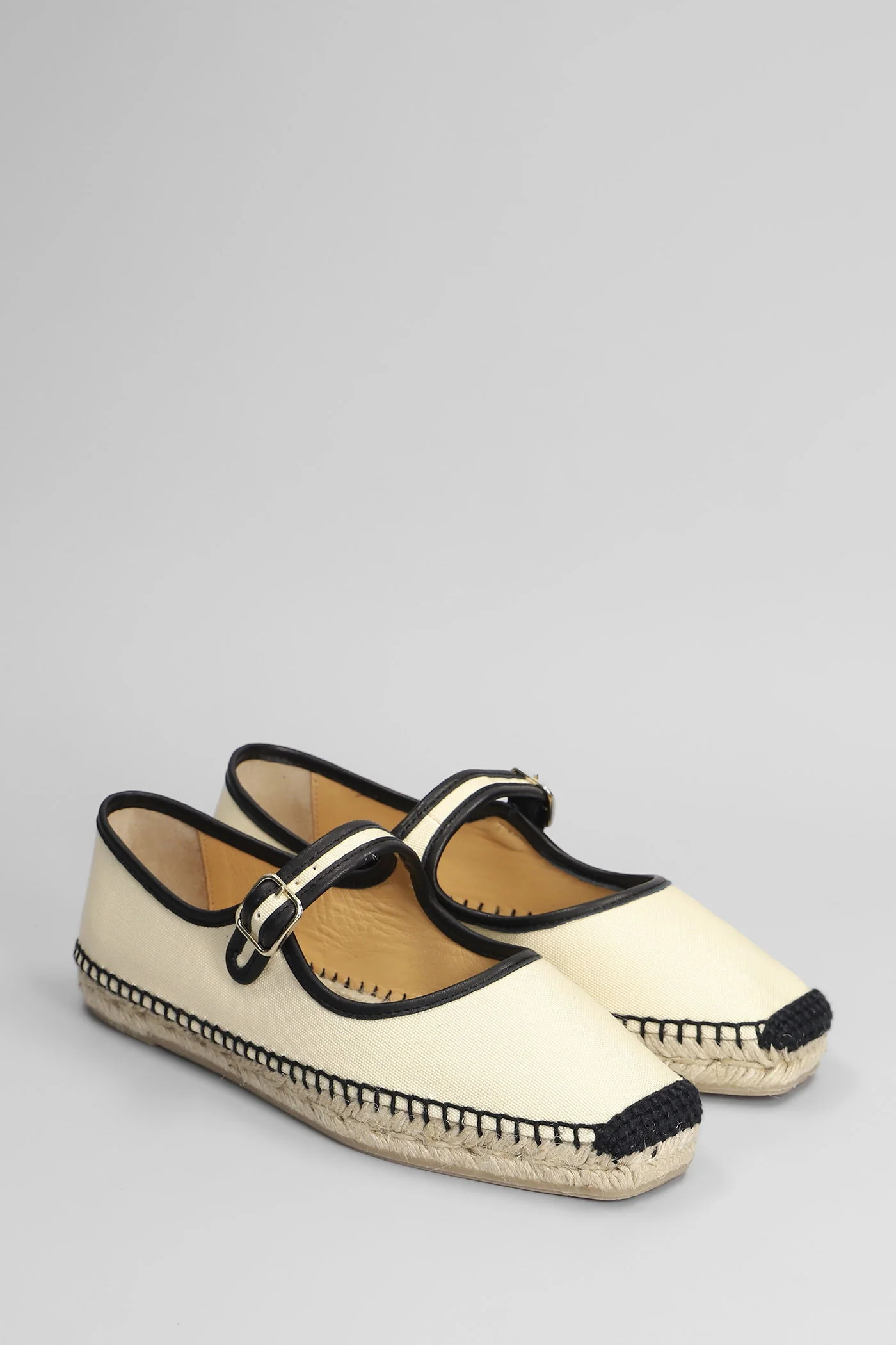 Padua R-264 Espadrilles in beige canvas - Image 2