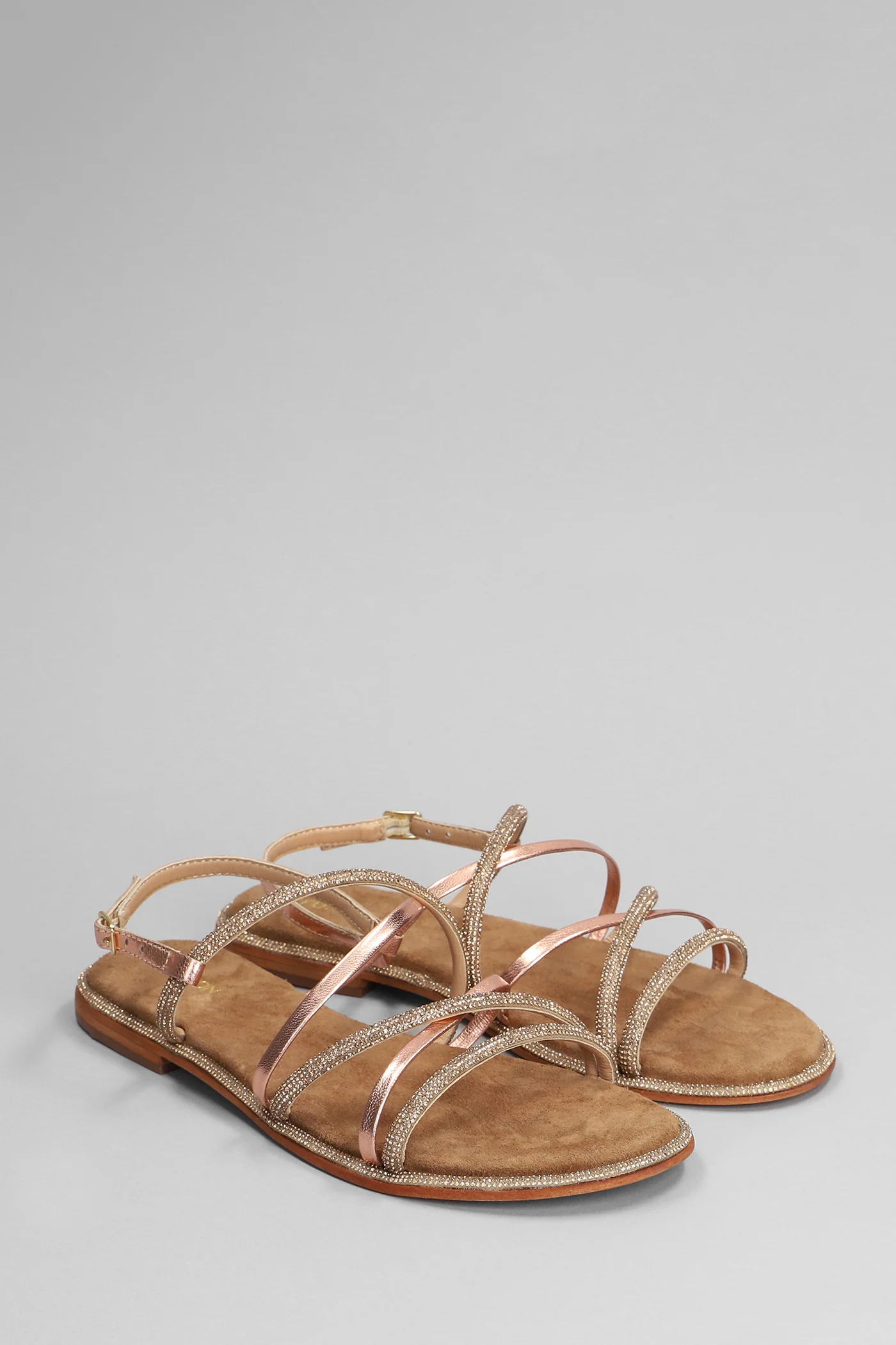 Flats in bronze glitter - Image 2