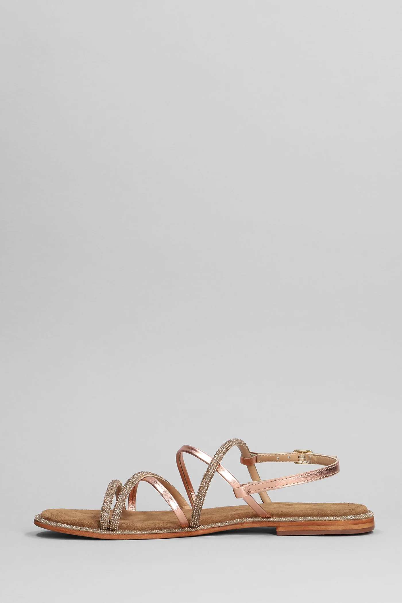 Flats in bronze glitter - Image 3